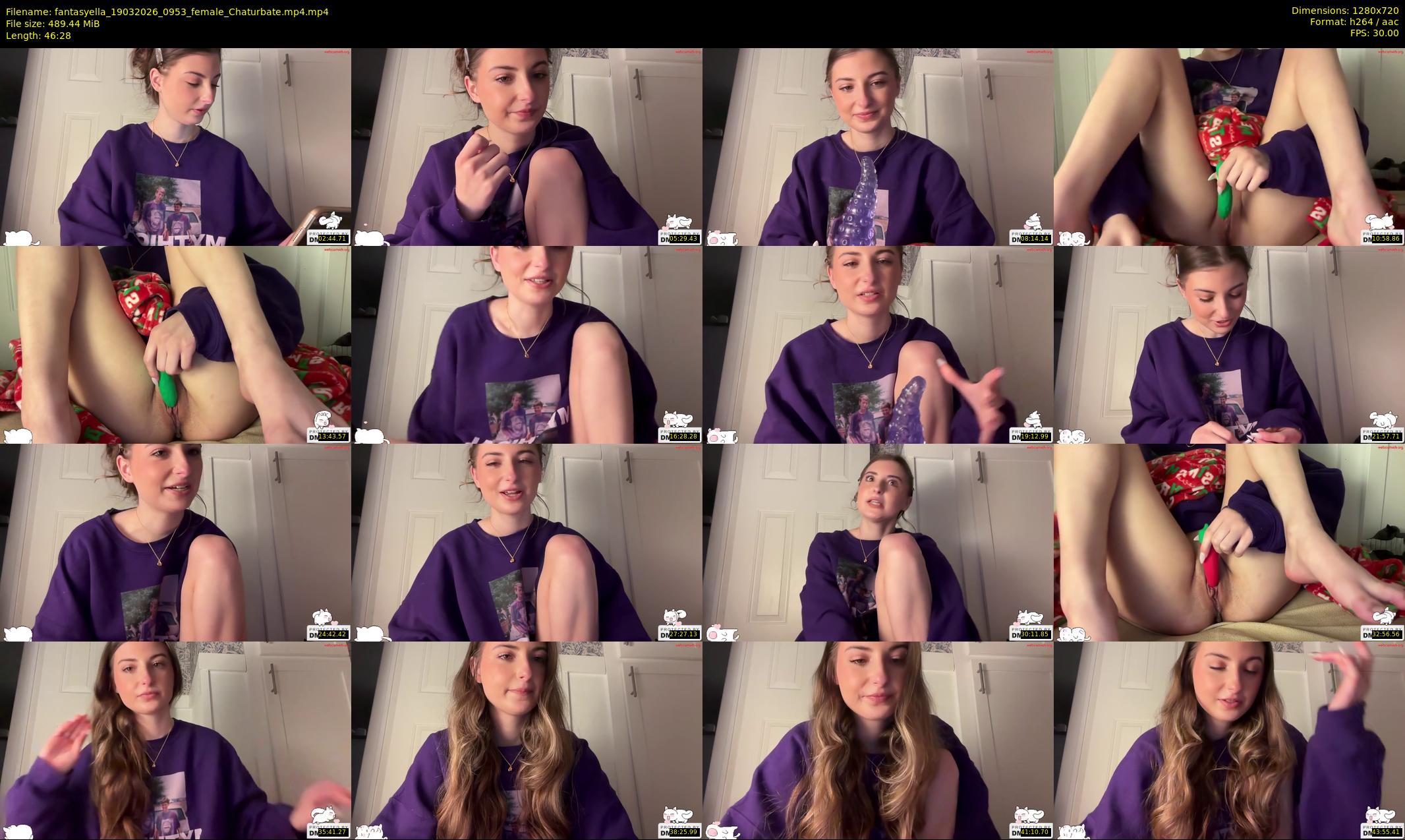 fantasyella — 47 minute Chaturbate female cam show recording, 720p, Mar 19, 2026