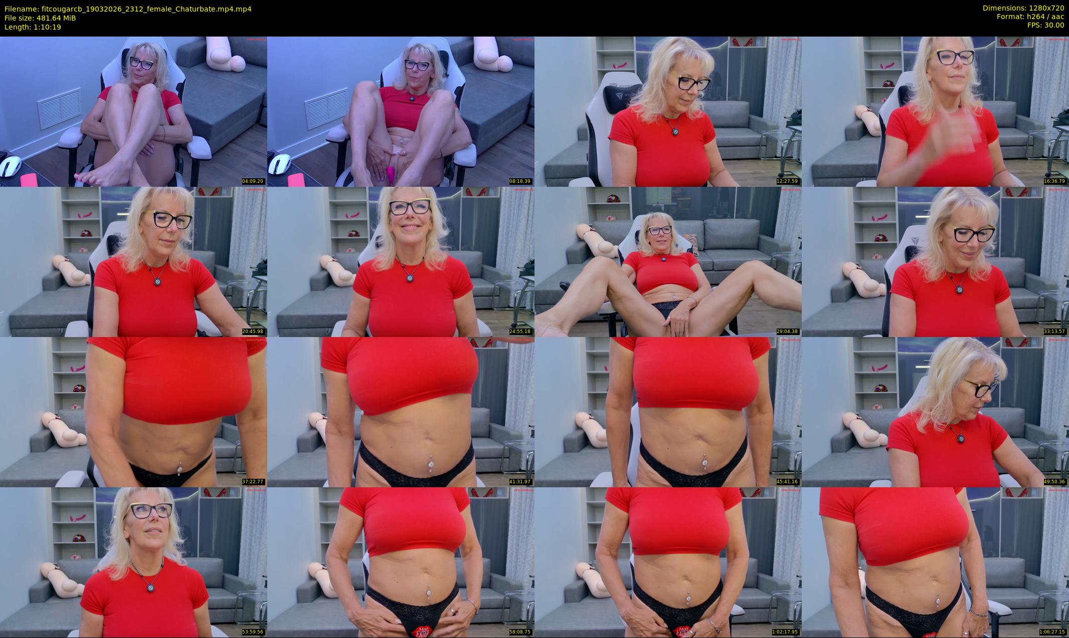 fitcougarcb — 71 minute Chaturbate female cam show recording, 720p, Mar 19, 2026