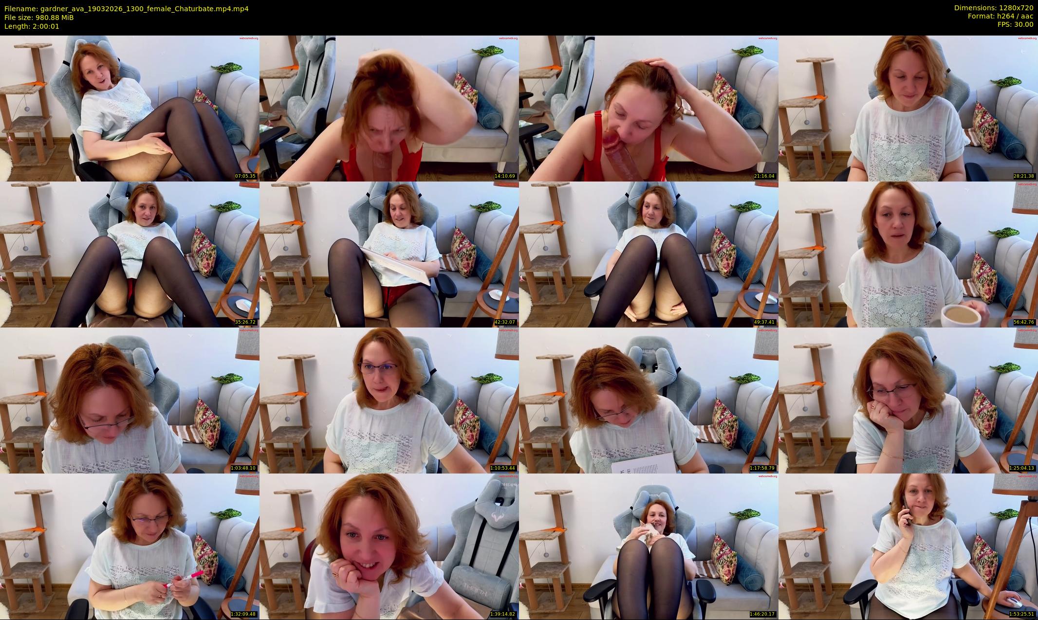 gardner_ava — 121 minute Chaturbate female cam show recording, 720p, Mar 19, 2026
