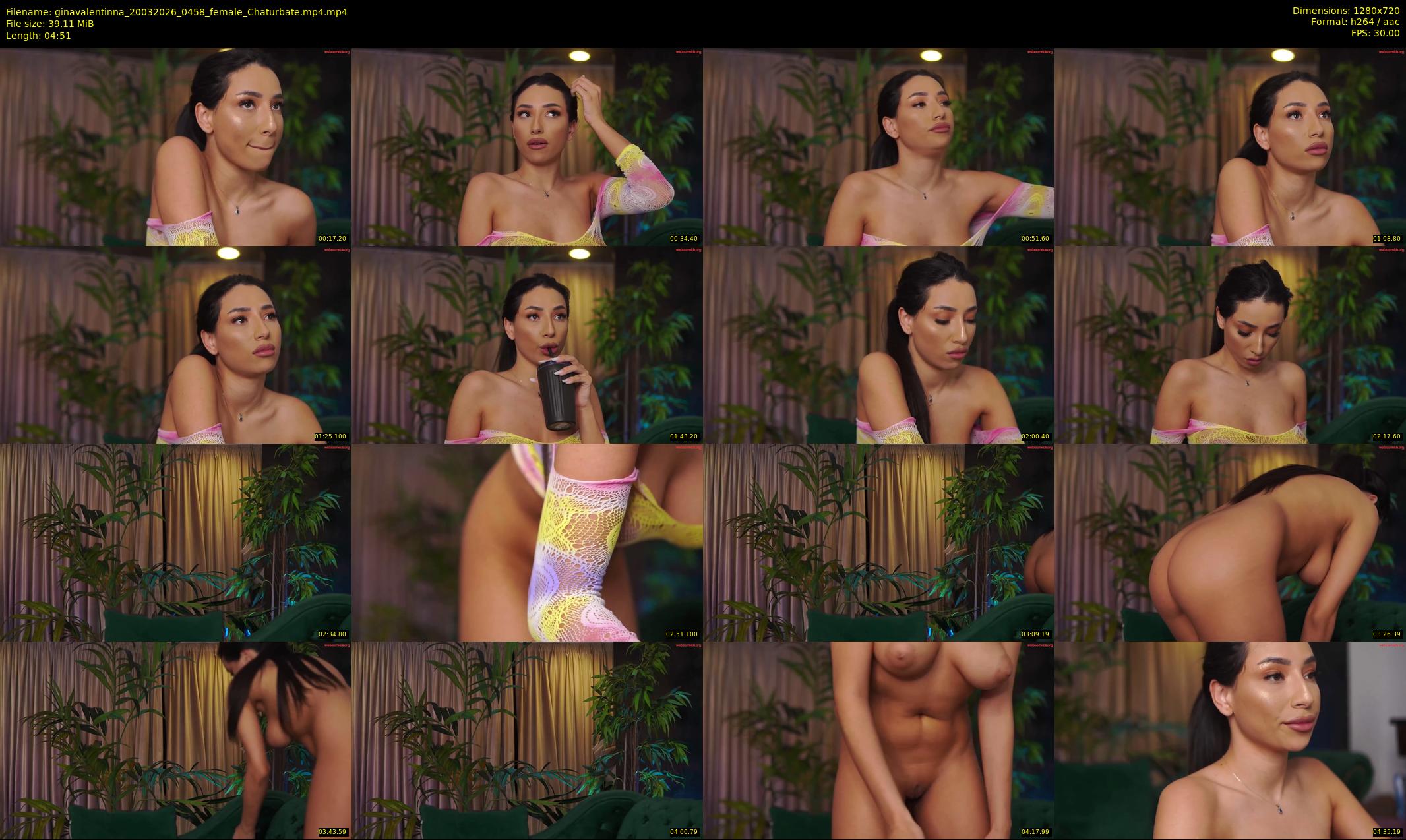 ginavalentinna — 5 minute Chaturbate female cam show recording, 720p, Mar 20, 2026