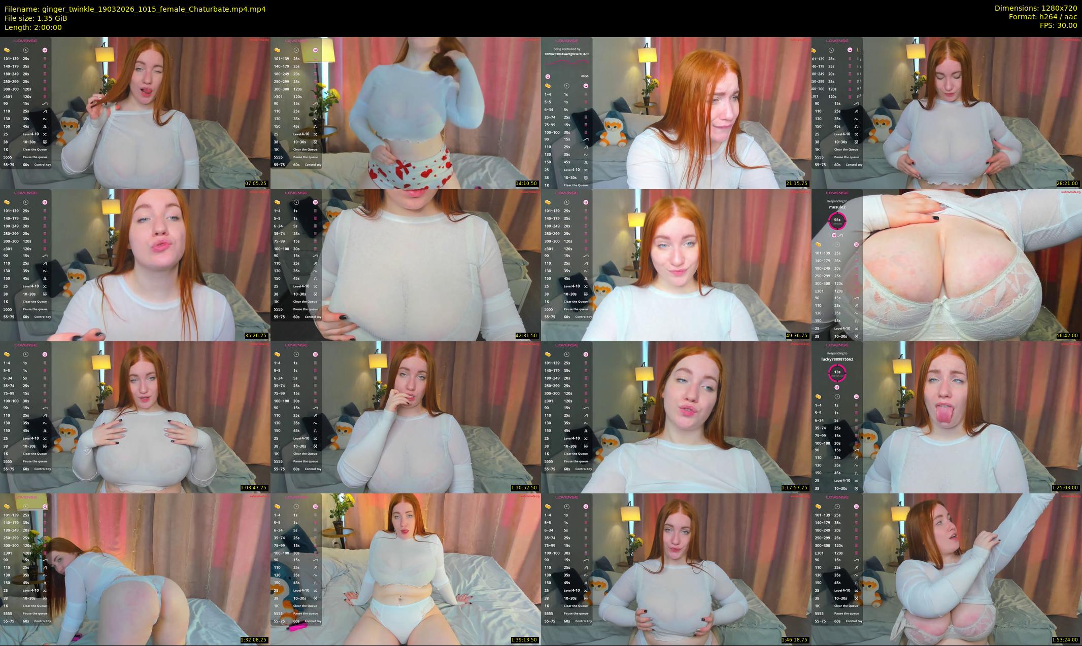 ginger_twinkle — 120 minute Chaturbate female cam show recording, 720p, Mar 19, 2026
