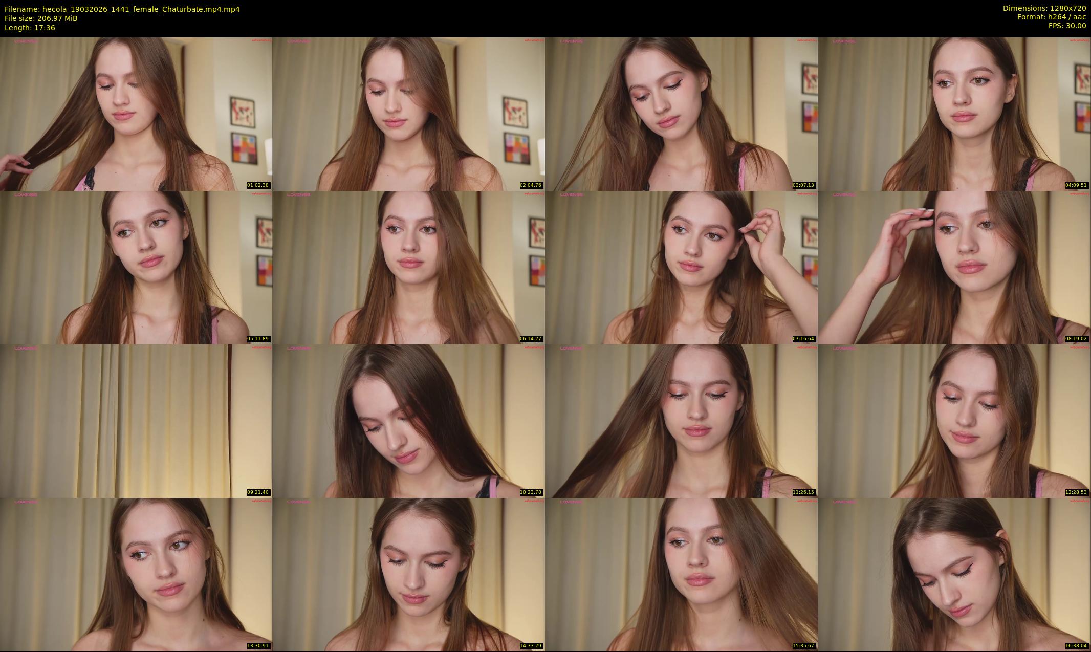 hecola — 18 minute Chaturbate female cam show recording, 720p, Mar 19, 2026