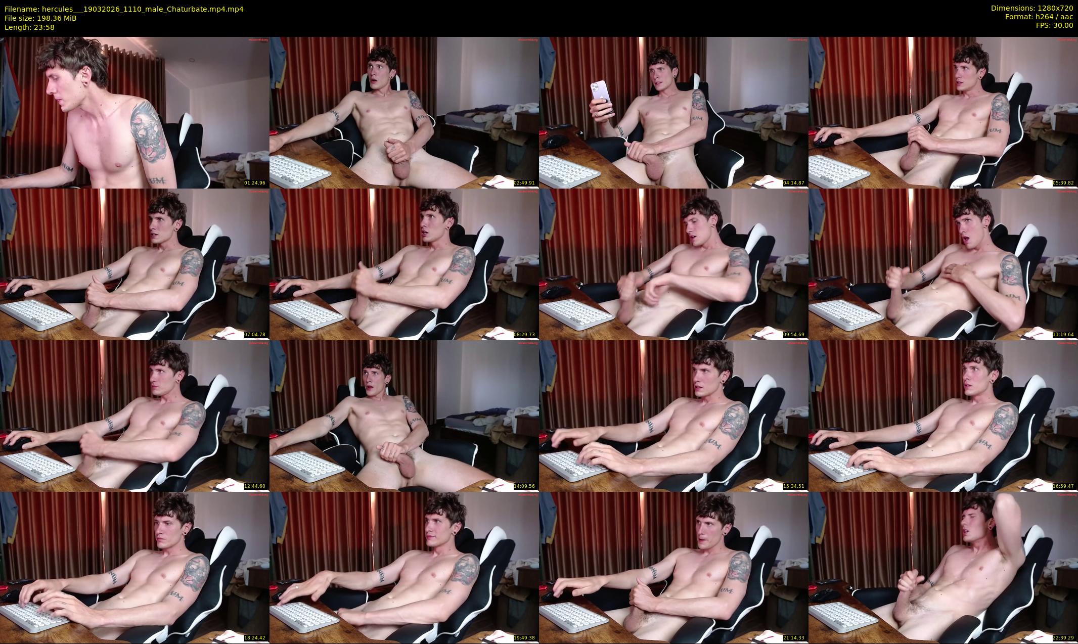 hercules__ — 24 minute Chaturbate male cam show recording, 720p, Mar 19, 2026