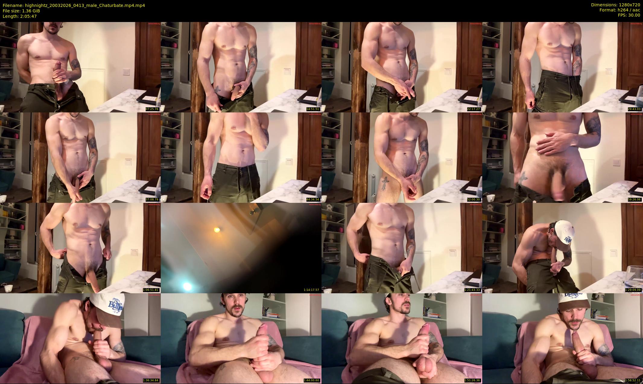 highnightz — 126 minute Chaturbate male cam show recording, 720p, Mar 20, 2026