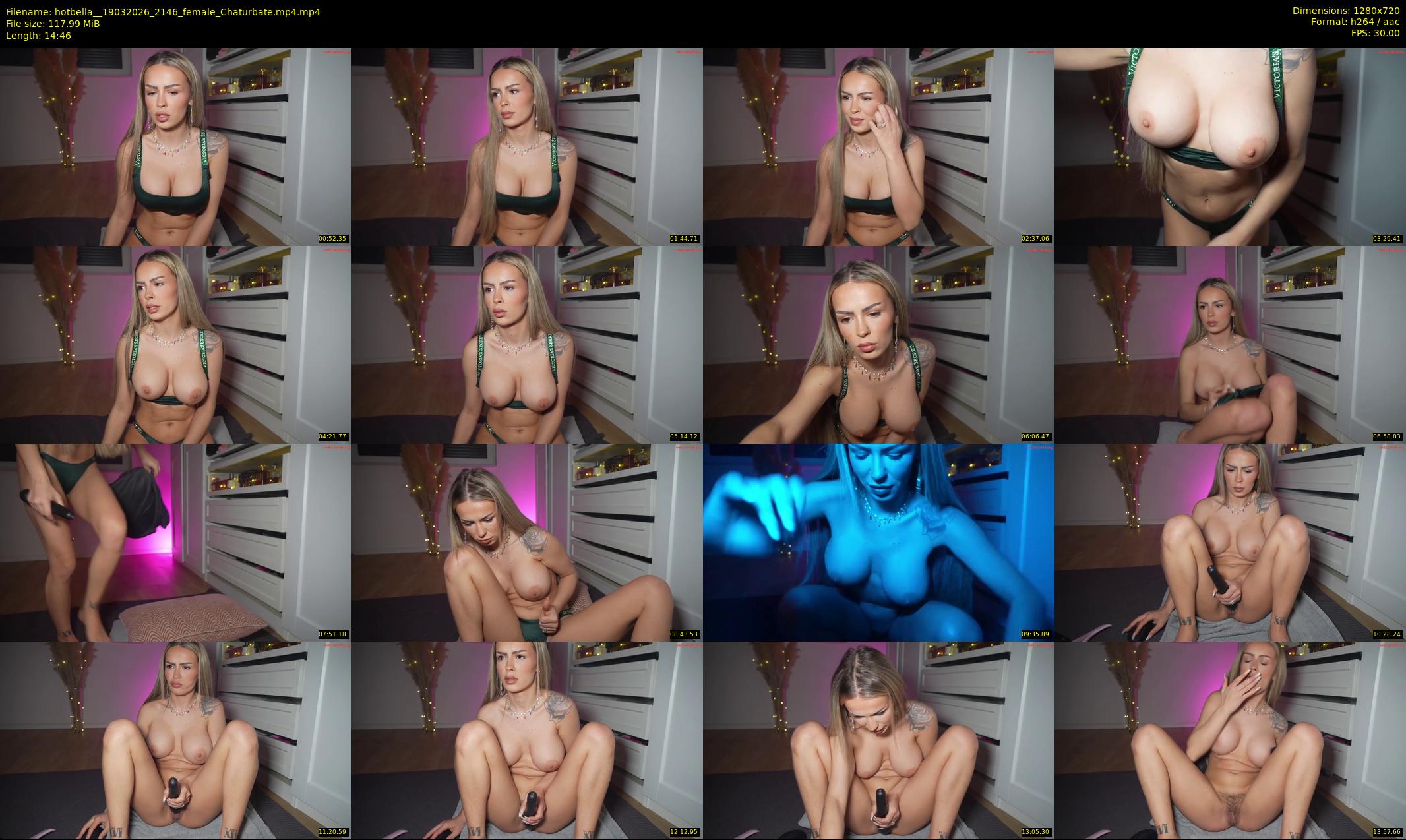 hotbella_ — 15 minute Chaturbate female cam show recording, 720p, Mar 19, 2026