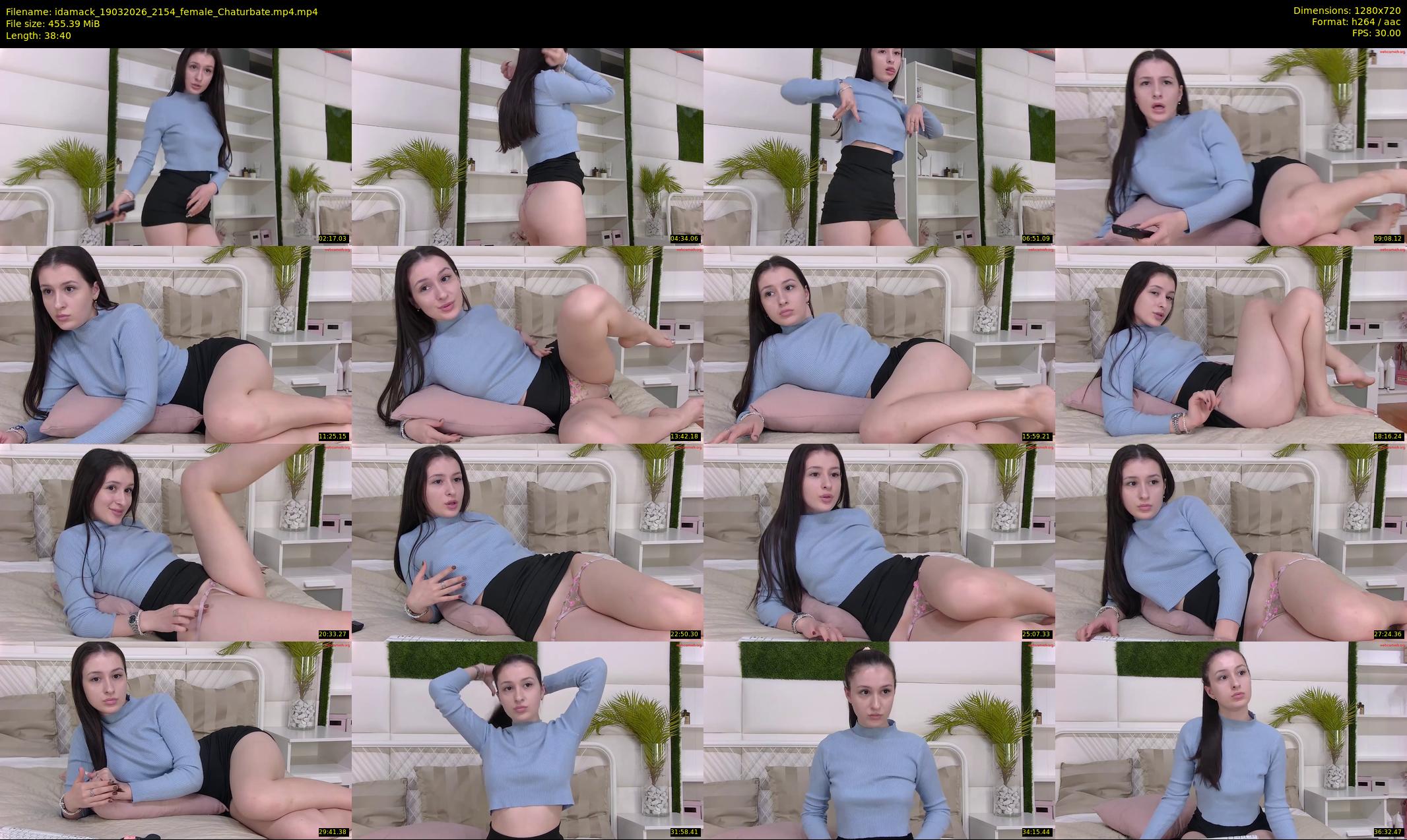 idamack — 39 minute Chaturbate female cam show recording, 720p, Mar 19, 2026