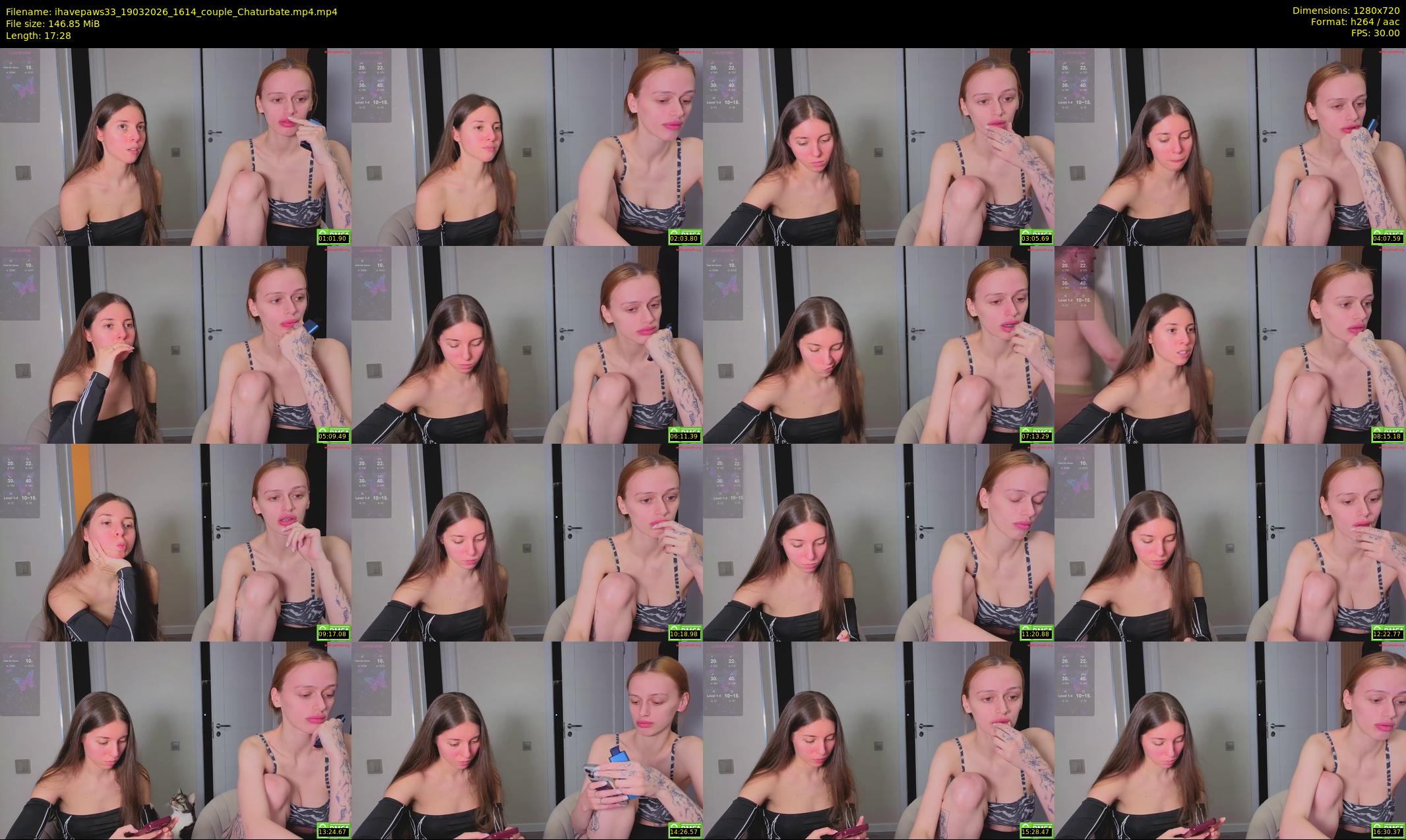 ihavepaws33 — 18 minute Chaturbate couple cam show recording, 720p, Mar 19, 2026