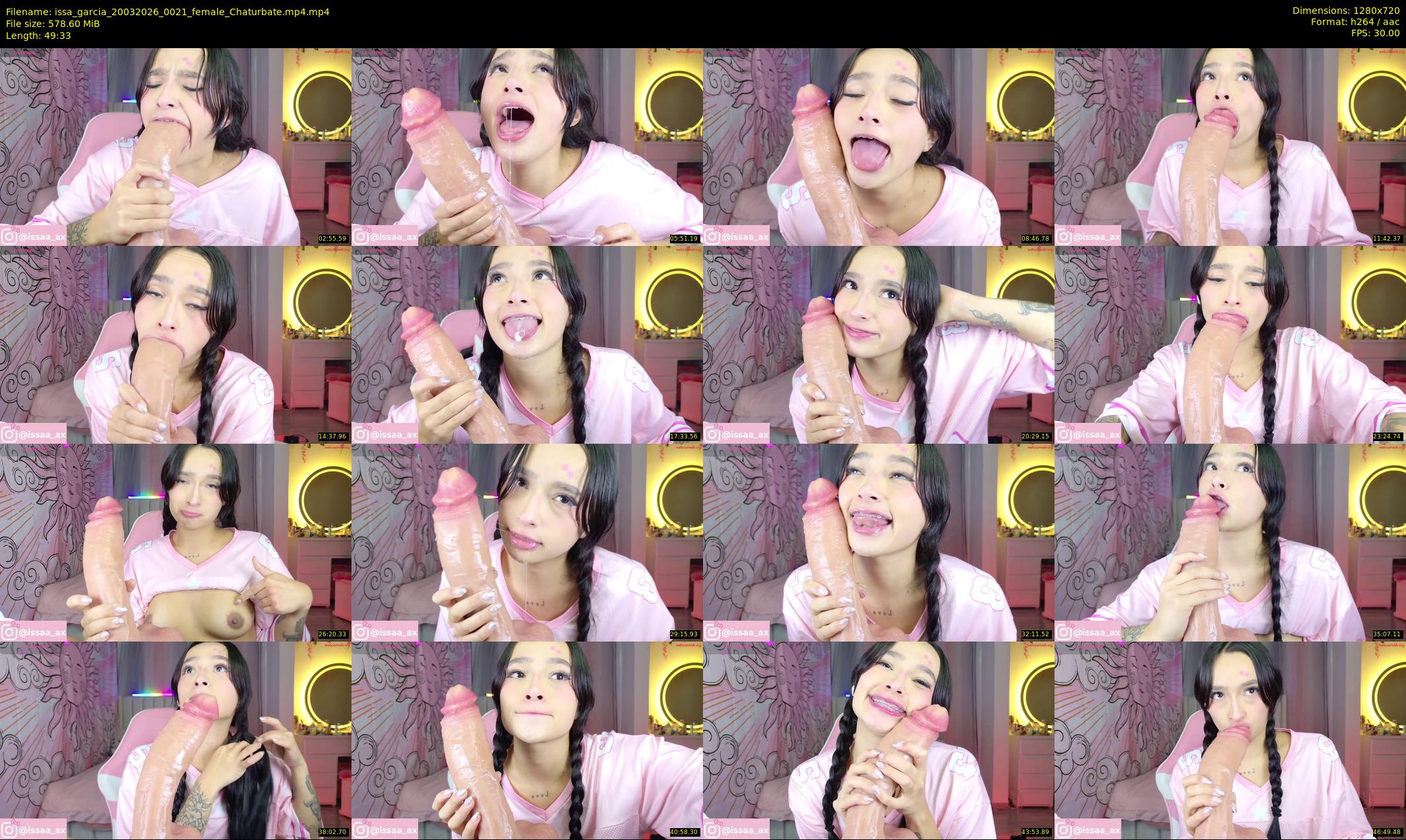 issa_garcia — 50 minute Chaturbate female cam show recording, 720p, Mar 20, 2026