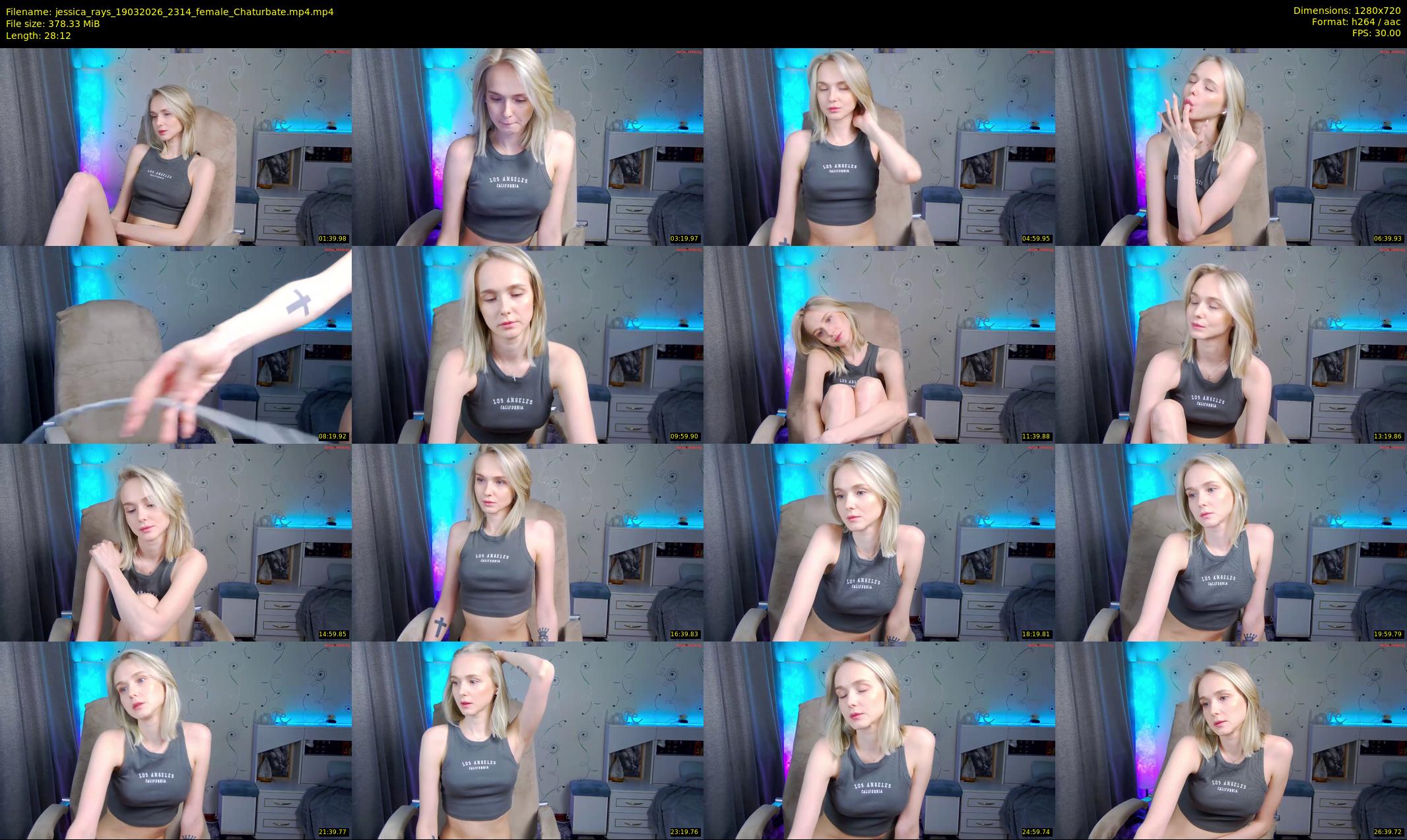 jessica_rays — 29 minute Chaturbate couple cam show recording, 720p, Mar 19, 2026
