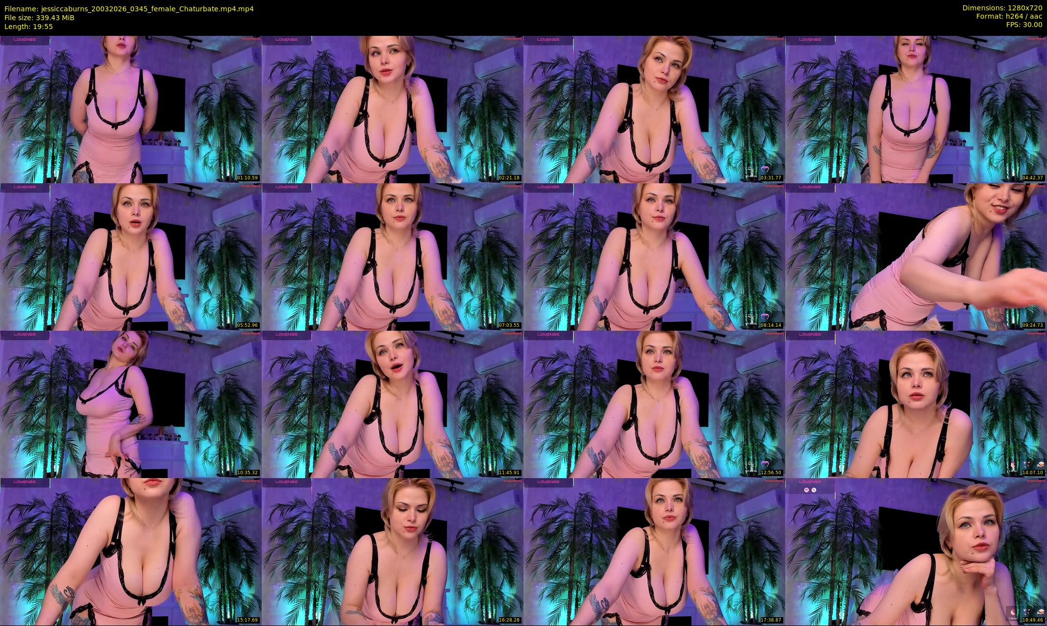 jessiccaburns — 20 minute Chaturbate female cam show recording, 720p, Mar 20, 2026