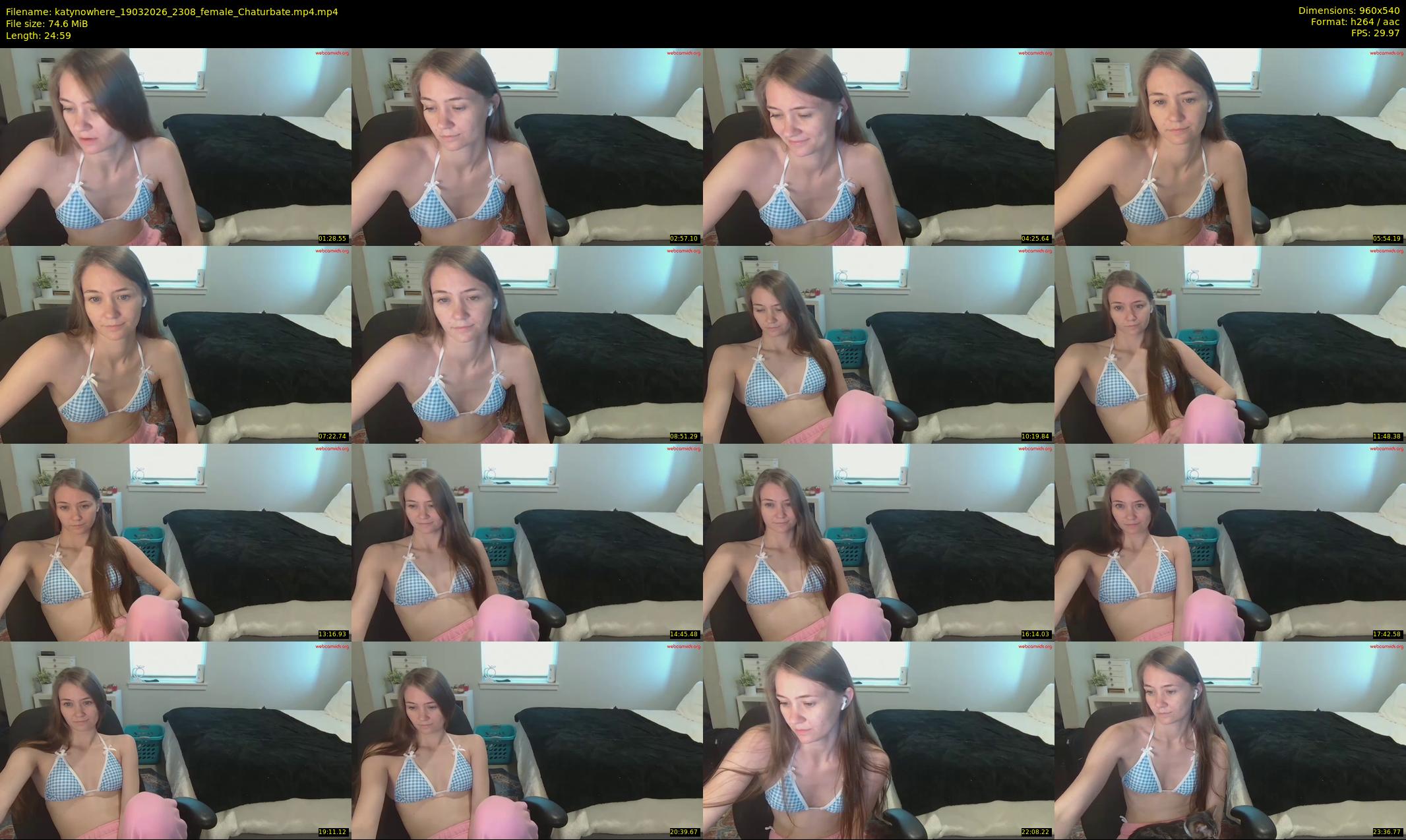katynowhere — 25 minute Chaturbate female cam show recording, 480p, Mar 19, 2026
