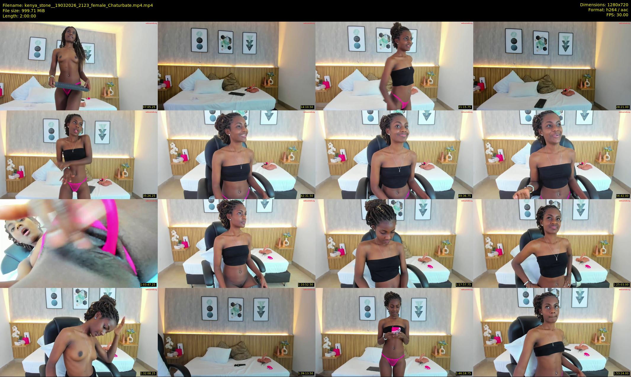 kenya_stone_ — 120 minute Chaturbate female cam show recording, 720p, Mar 19, 2026
