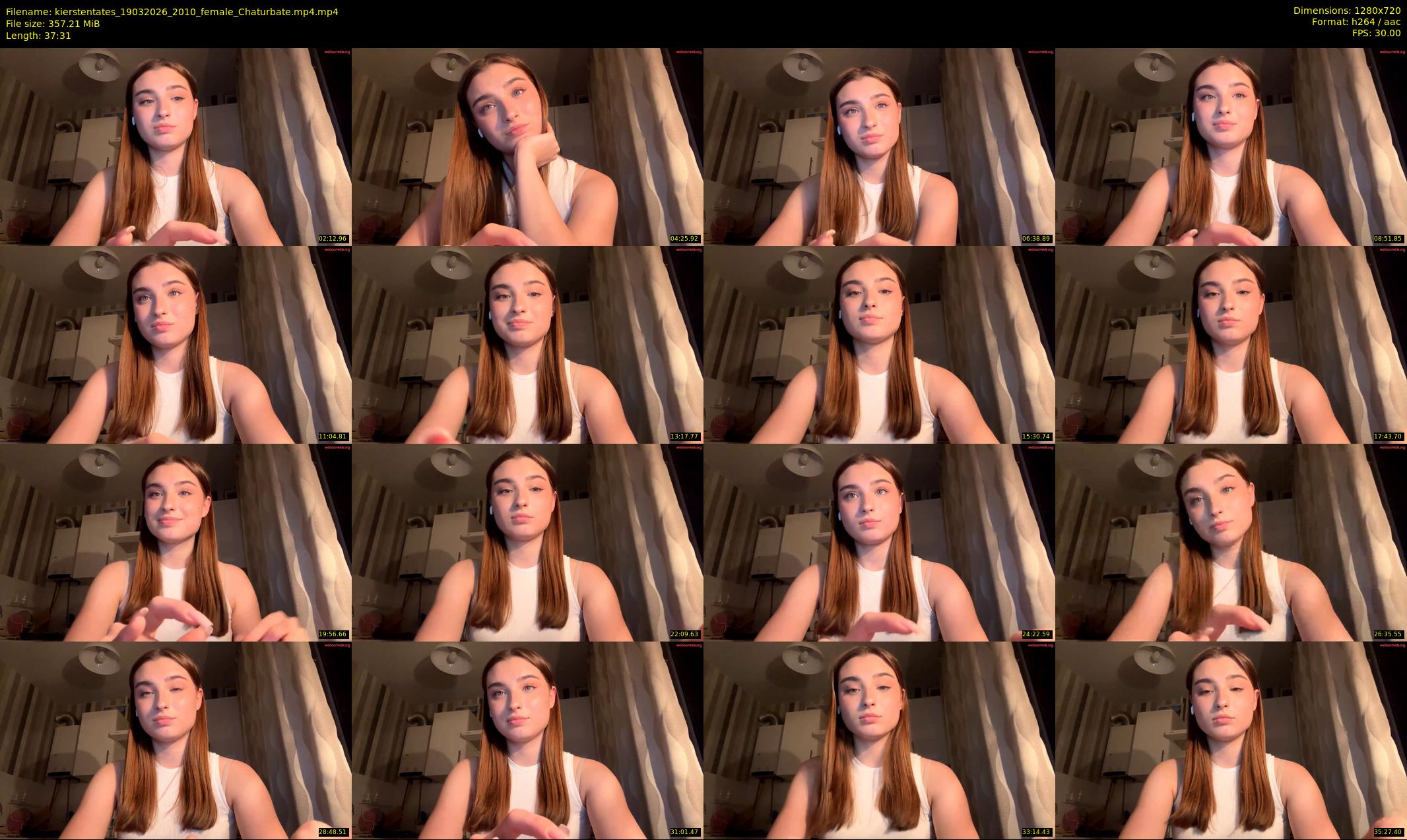 kierstentates — 38 minute Chaturbate female cam show recording, 720p, Mar 19, 2026