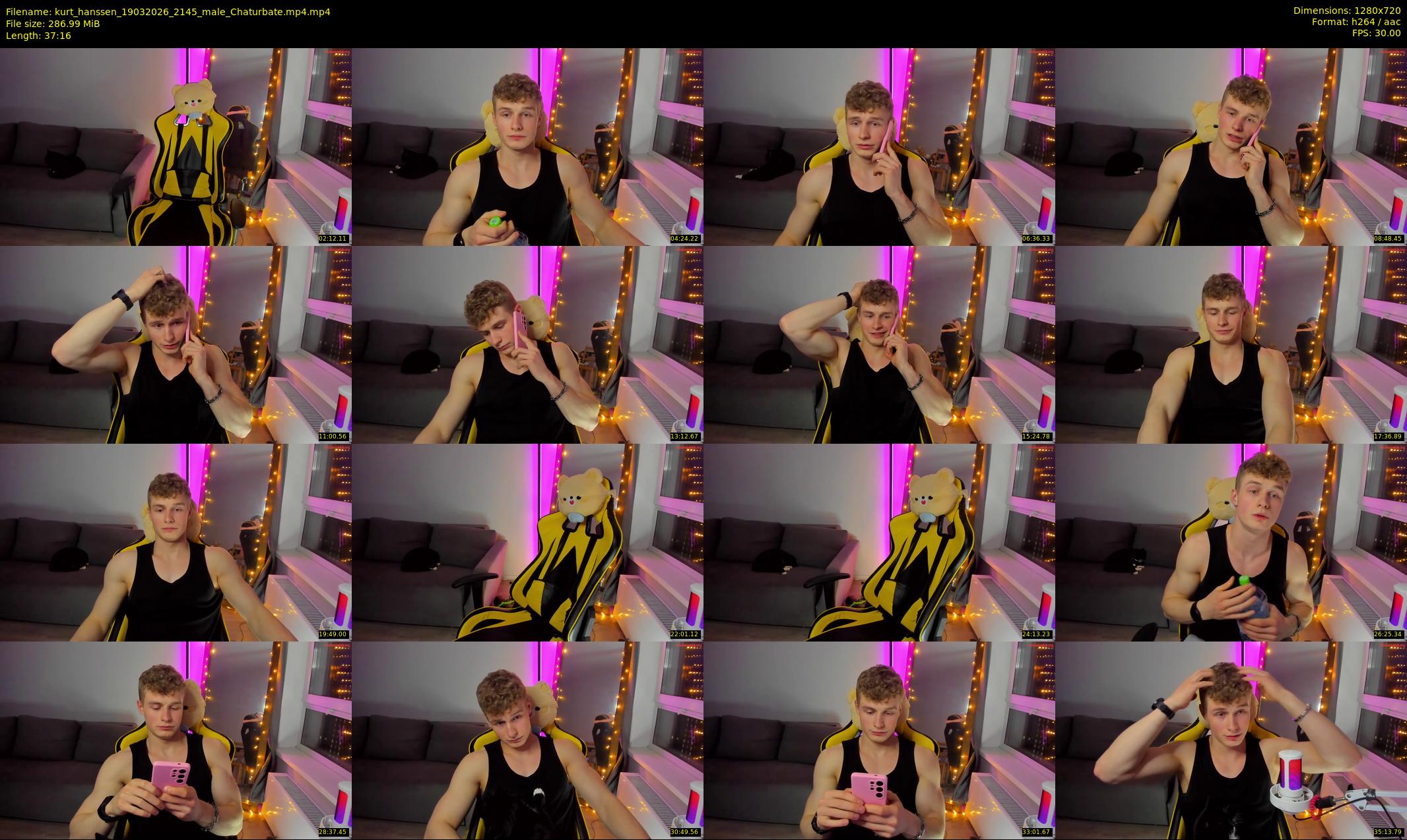 kurt_hanssen — 38 minute Chaturbate male cam show recording, 720p, Mar 19, 2026