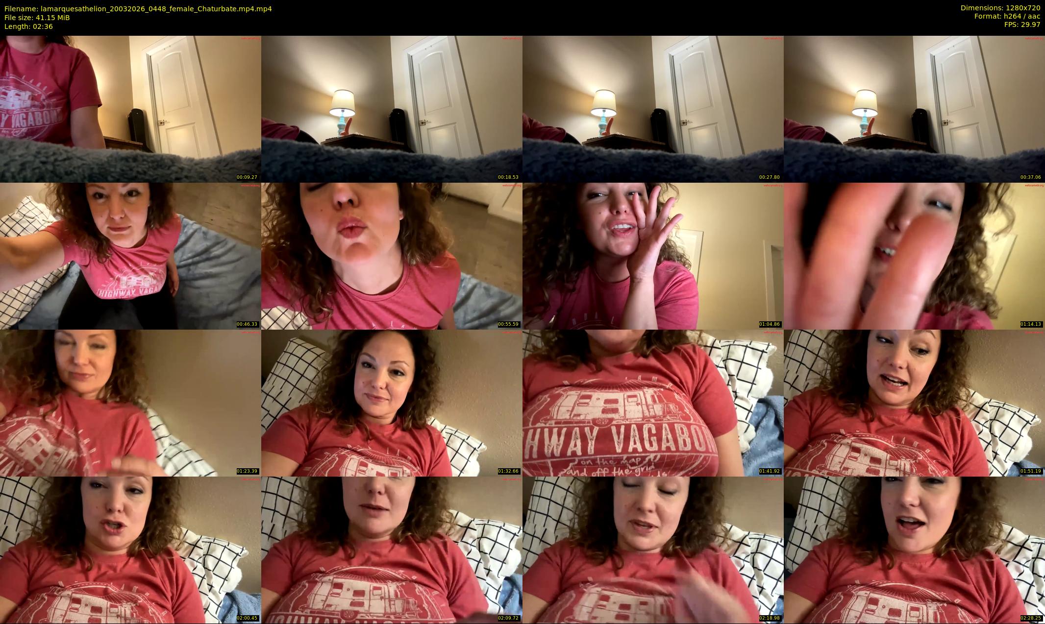 lamarquesathelion — 3 minute Chaturbate female cam show recording, 720p, Mar 20, 2026
