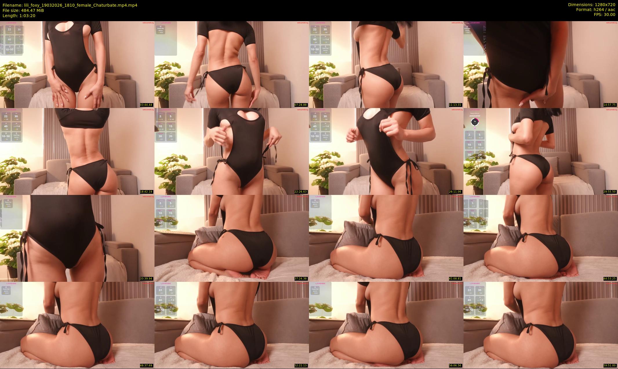 lili_foxy — 64 minute Chaturbate female cam show recording, 720p, Mar 19, 2026
