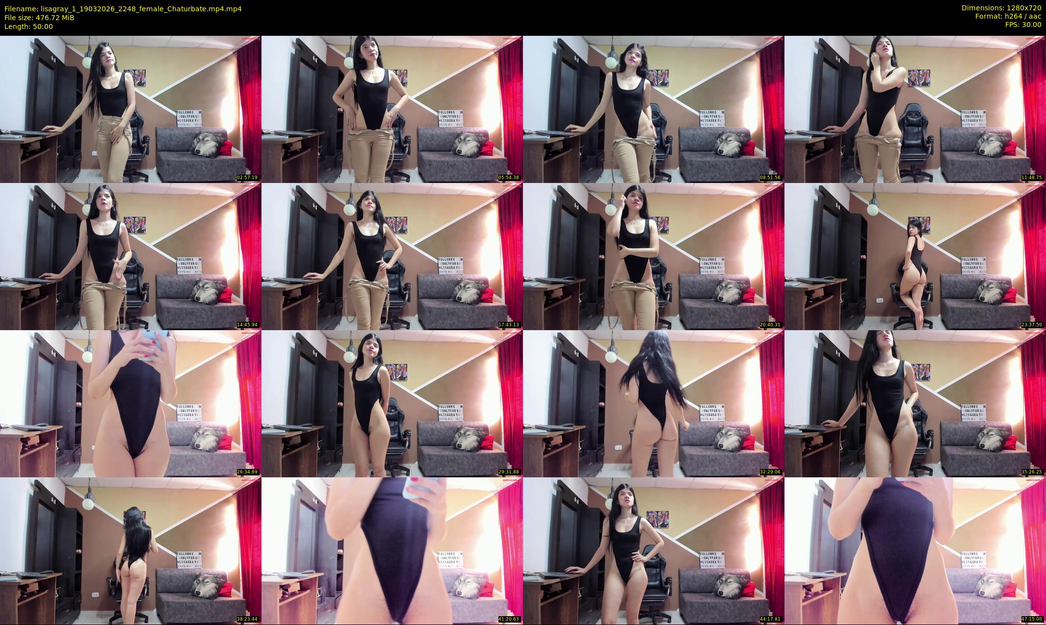lisagray_1 — 50 minute Chaturbate female cam show recording, 720p, Mar 19, 2026