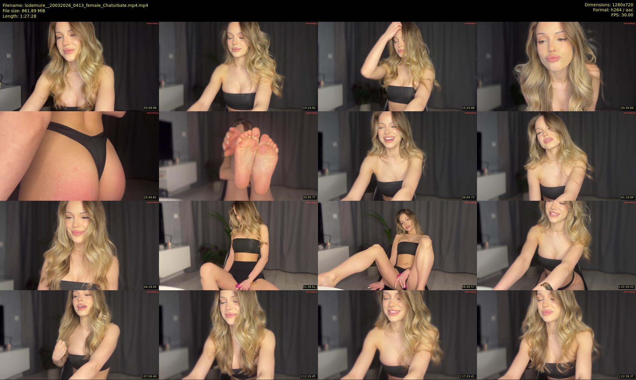 lodemure_ — 88 minute Chaturbate female cam show recording, 720p, Mar 20, 2026