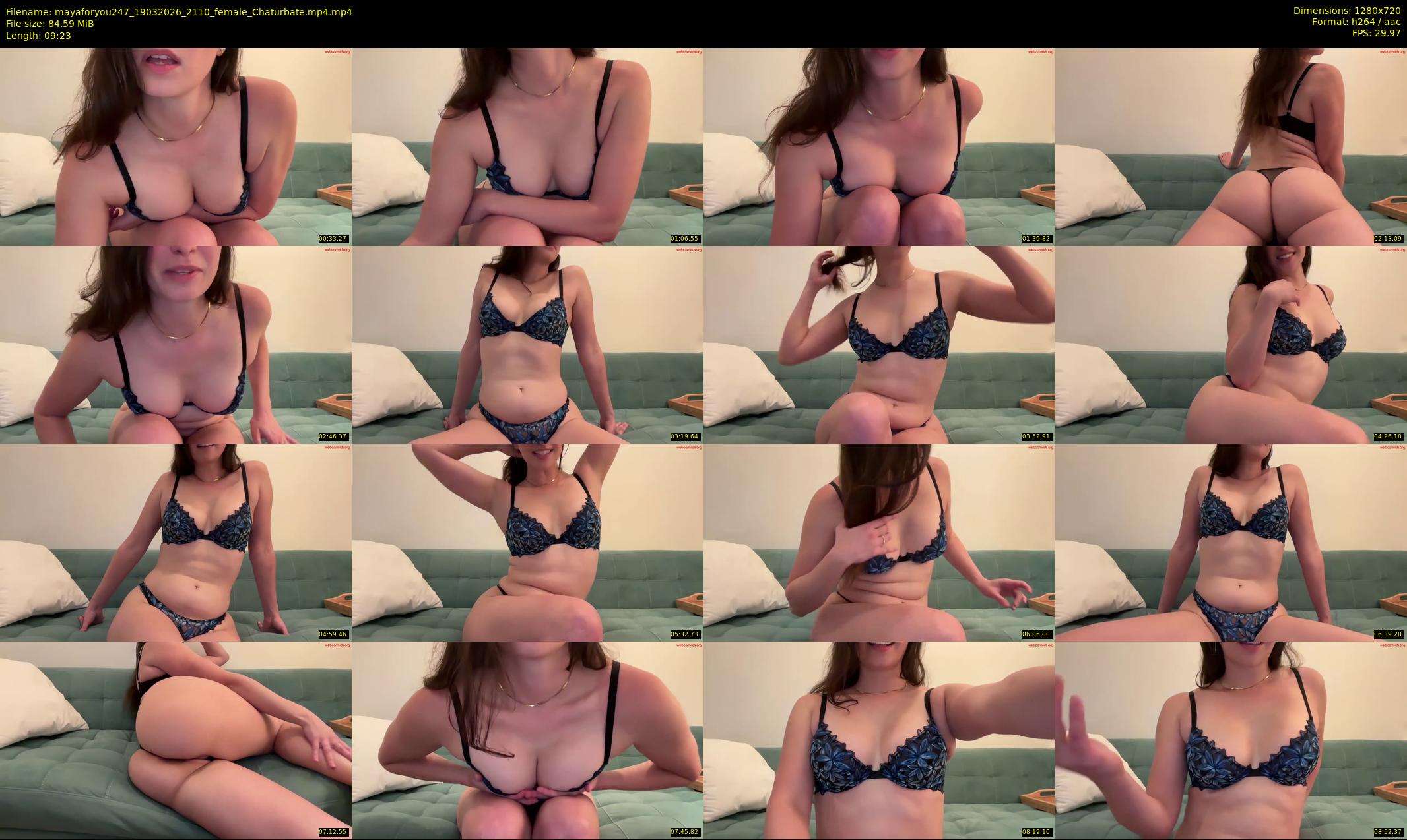 mayaforyou247 — 10 minute Chaturbate female cam show recording, 720p, Mar 19, 2026