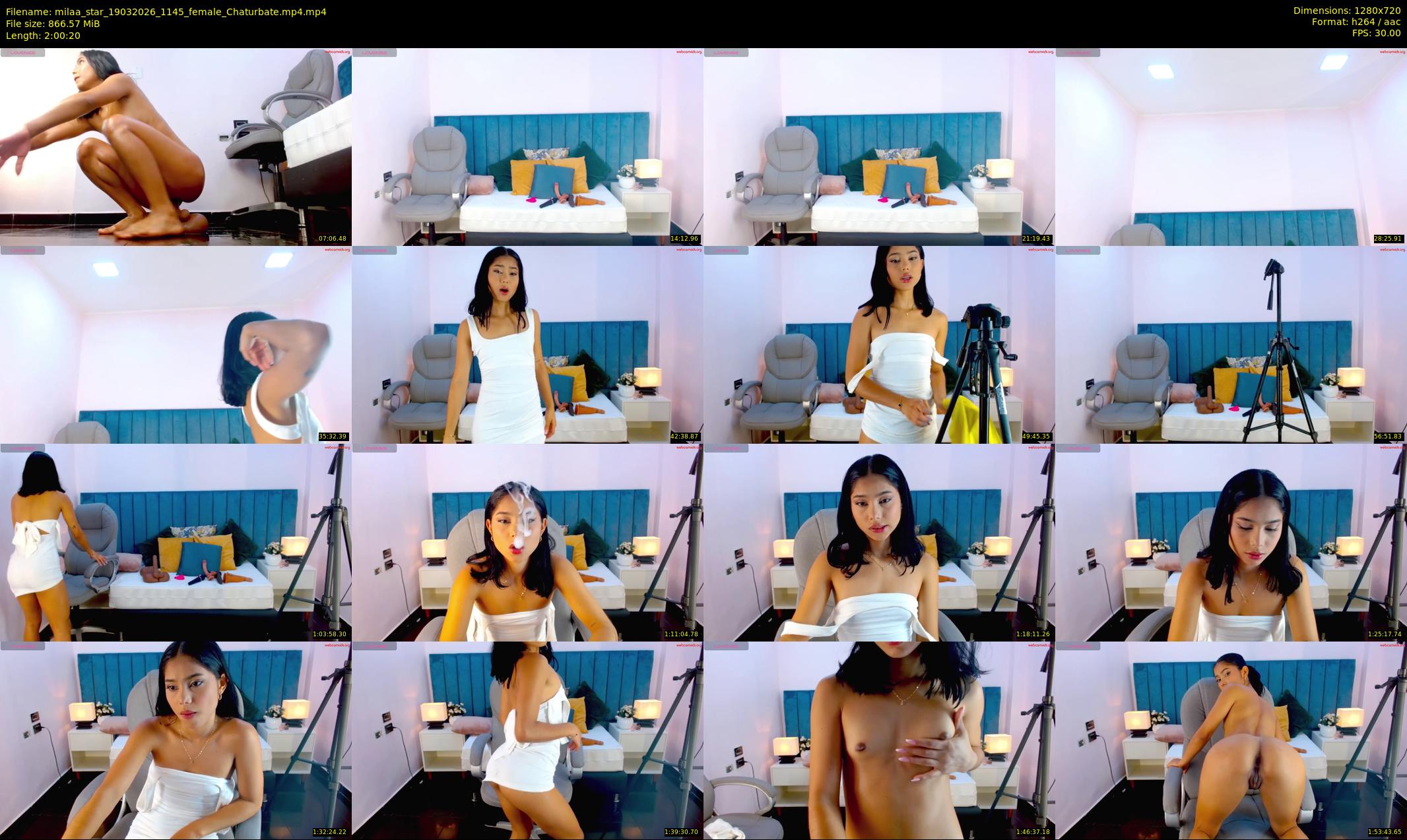 milaa_star — 121 minute Chaturbate female cam show recording, 720p, Mar 19, 2026