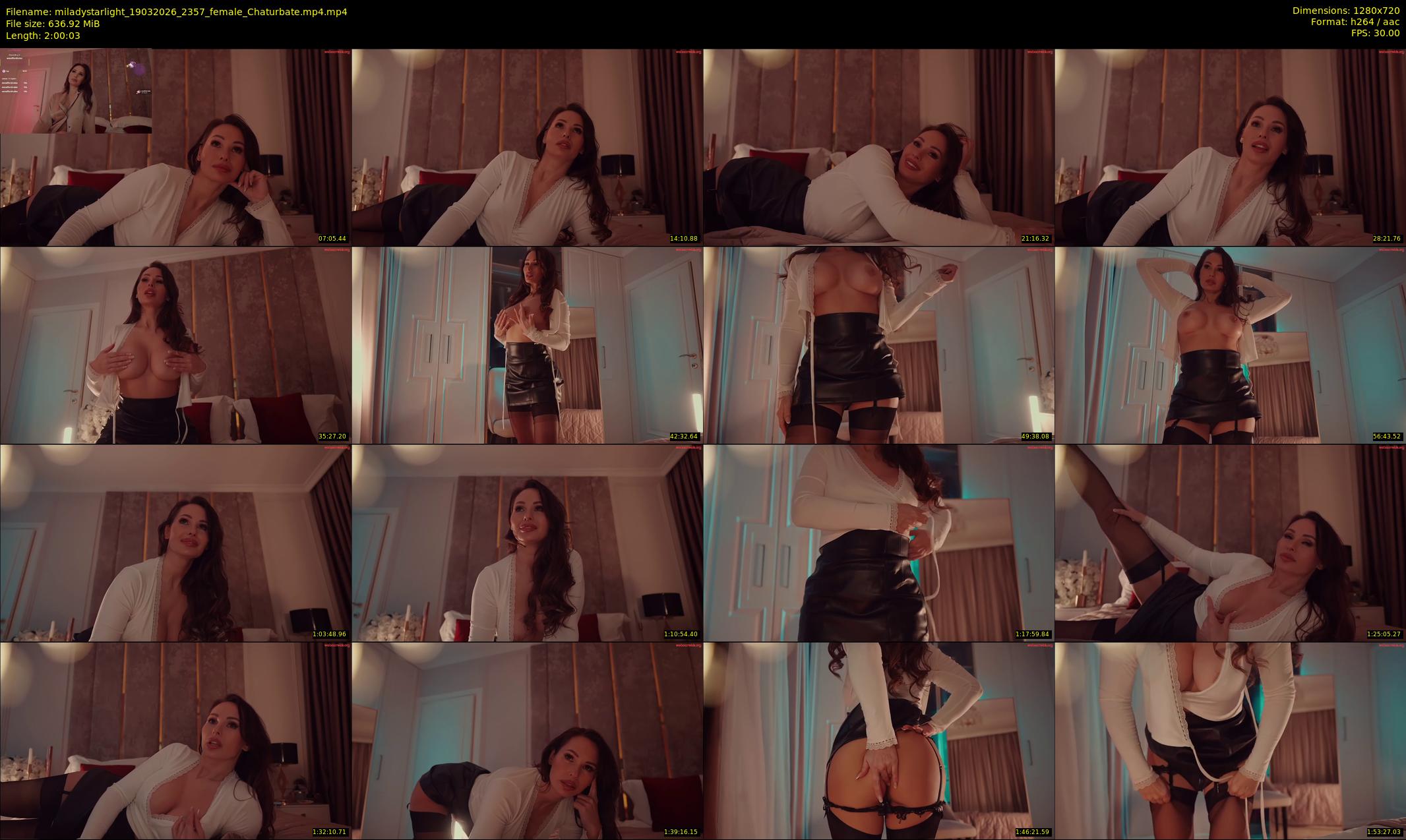 miladystarlight — 121 minute Chaturbate female cam show recording, 720p, Mar 19, 2026