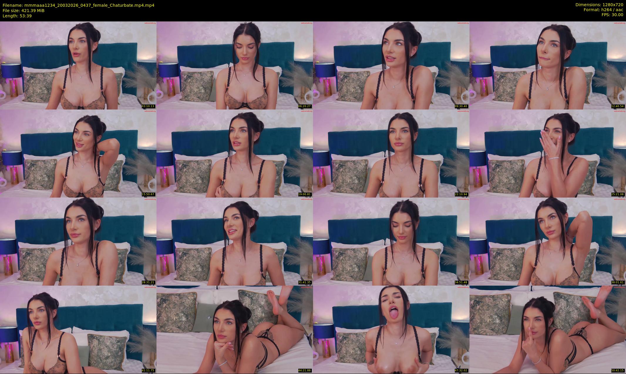 mmmaaa1234 — 54 minute Chaturbate female cam show recording, 720p, Mar 20, 2026