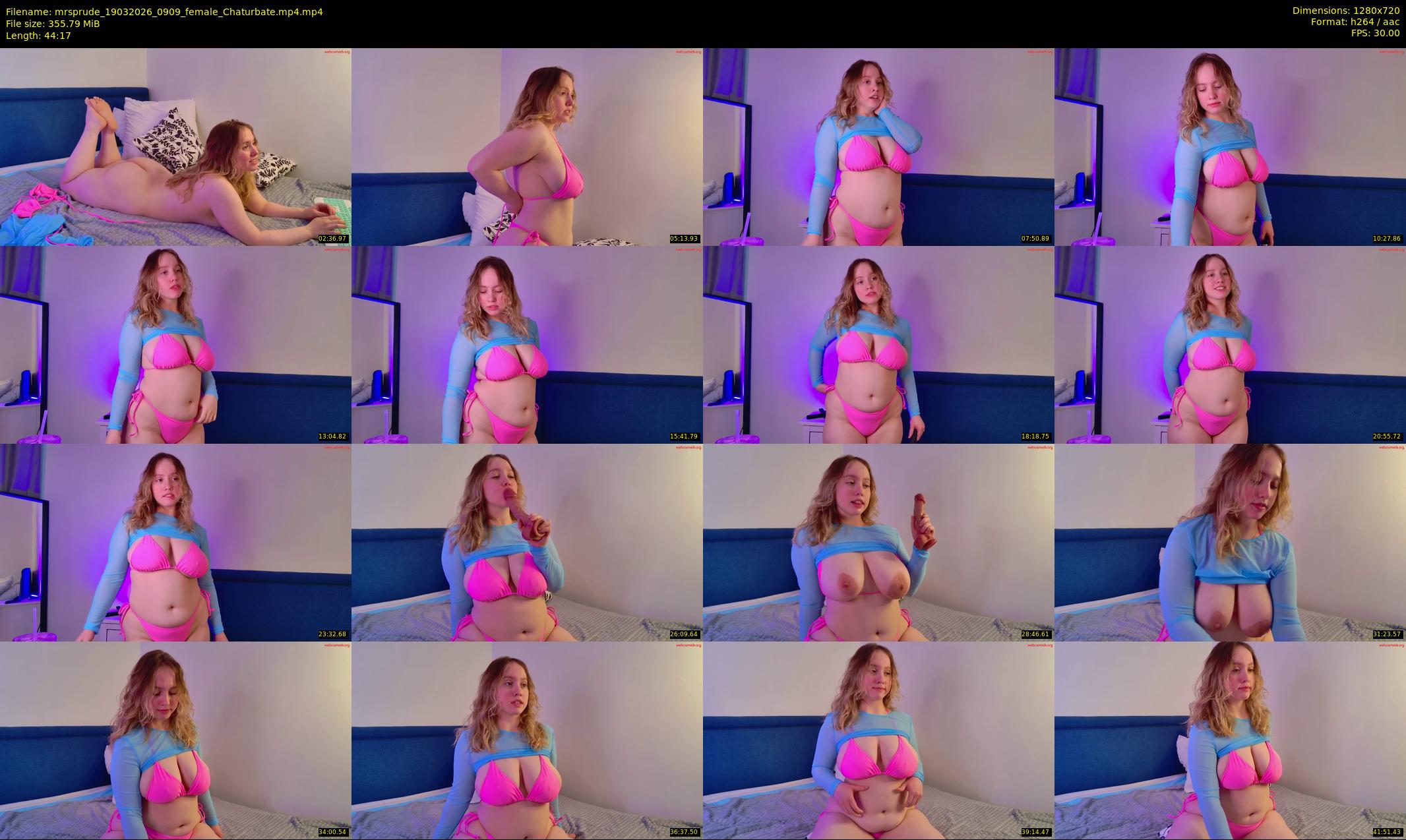 mrsprude — 45 minute Chaturbate female cam show recording, 720p, Mar 19, 2026