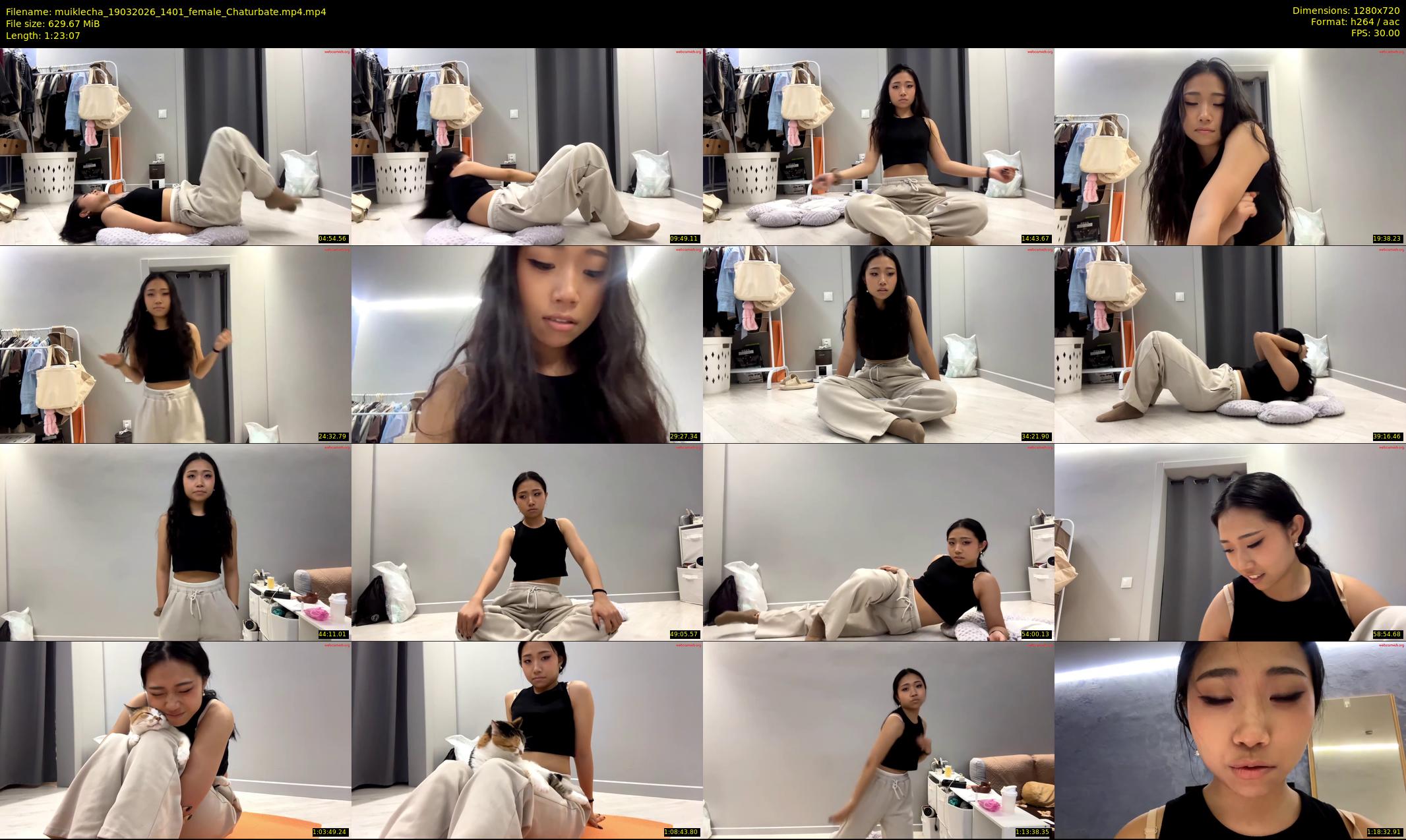 muiklecha — 84 minute Chaturbate female cam show recording, 720p, Mar 19, 2026