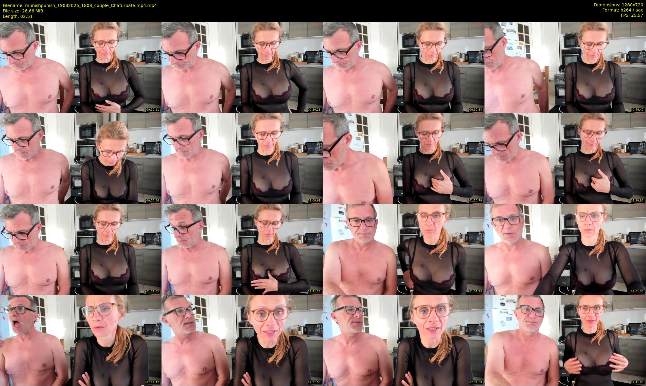 munishpunish — 3 minute Chaturbate couple cam show recording, 720p, Mar 19, 2026