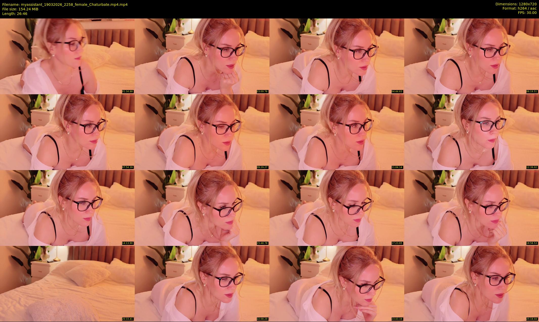 myassistant — 27 minute Chaturbate female cam show recording, 720p, Mar 19, 2026
