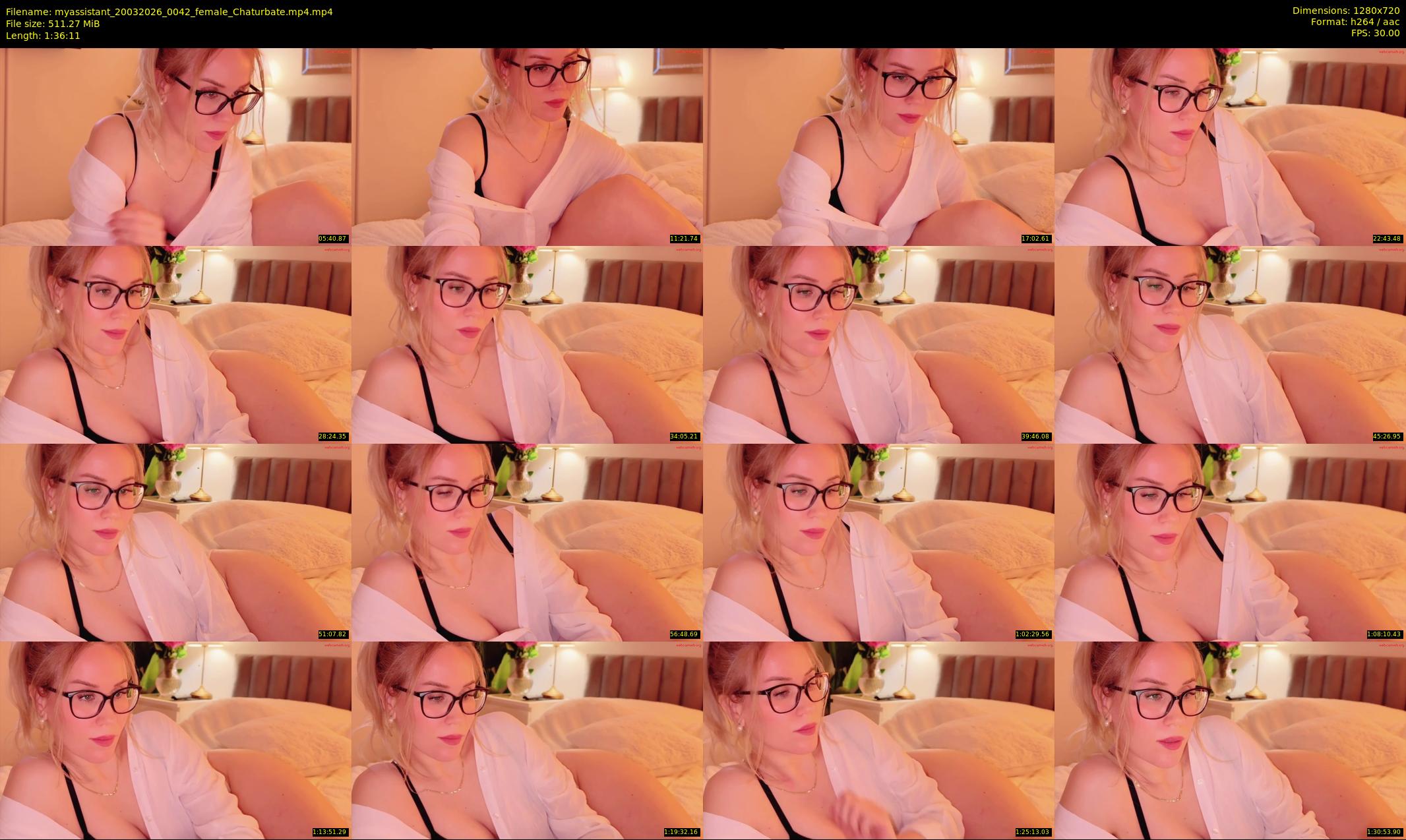 myassistant — 97 minute Chaturbate female cam show recording, 720p, Mar 20, 2026