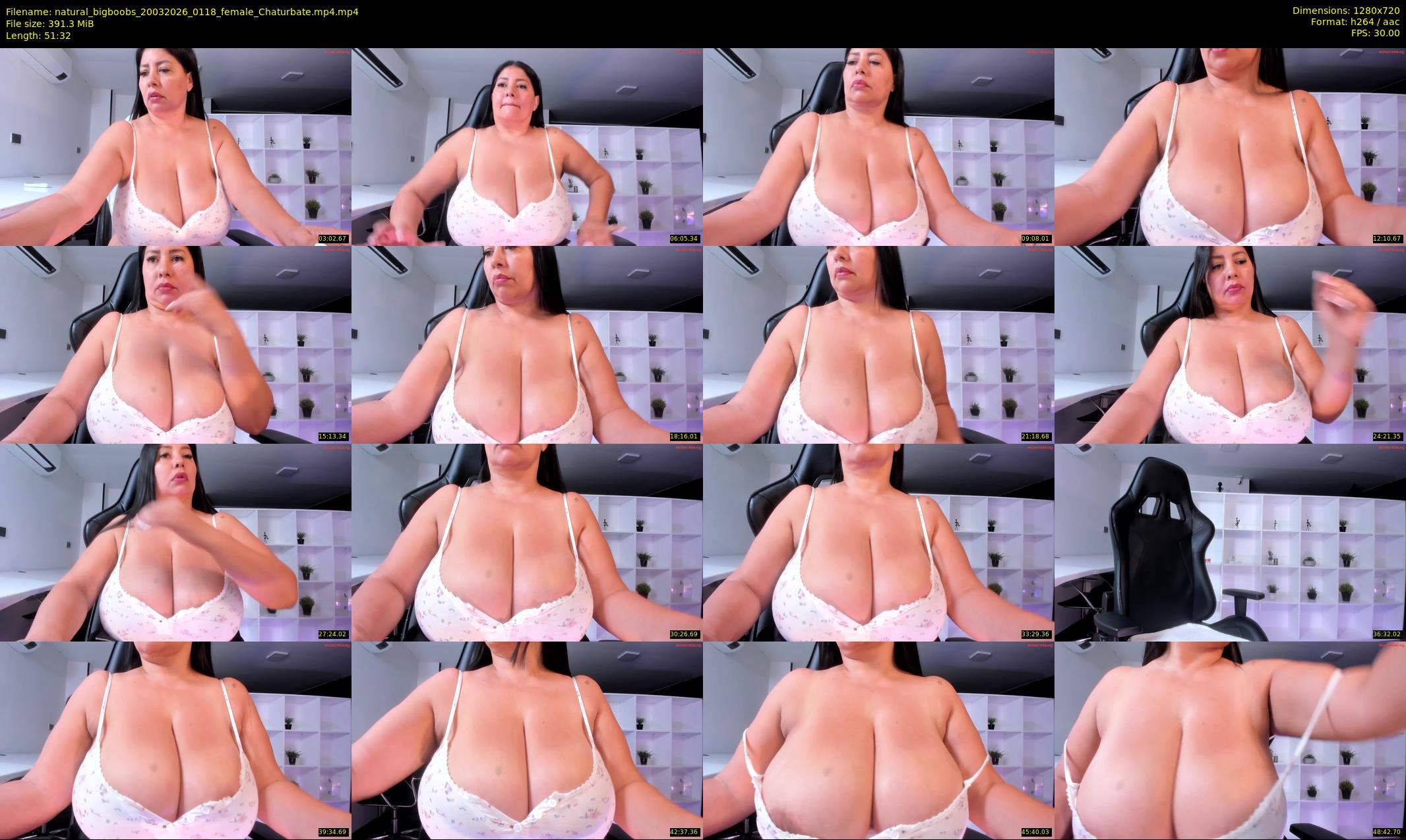 natural_bigboobs — 52 minute Chaturbate female cam show recording, 720p, Mar 20, 2026
