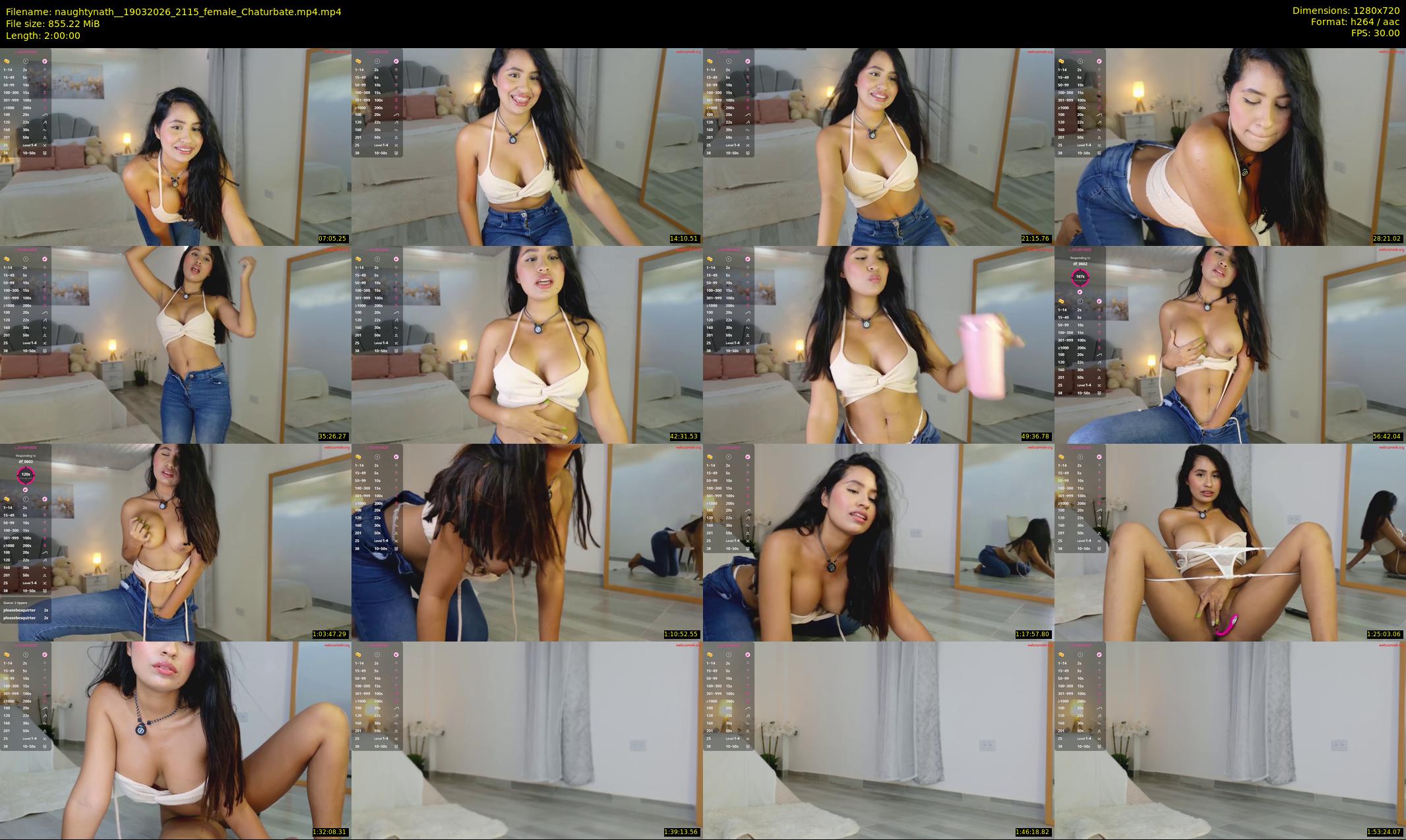 naughtynath_ — 120 minute Chaturbate female cam show recording, 720p, Mar 19, 2026