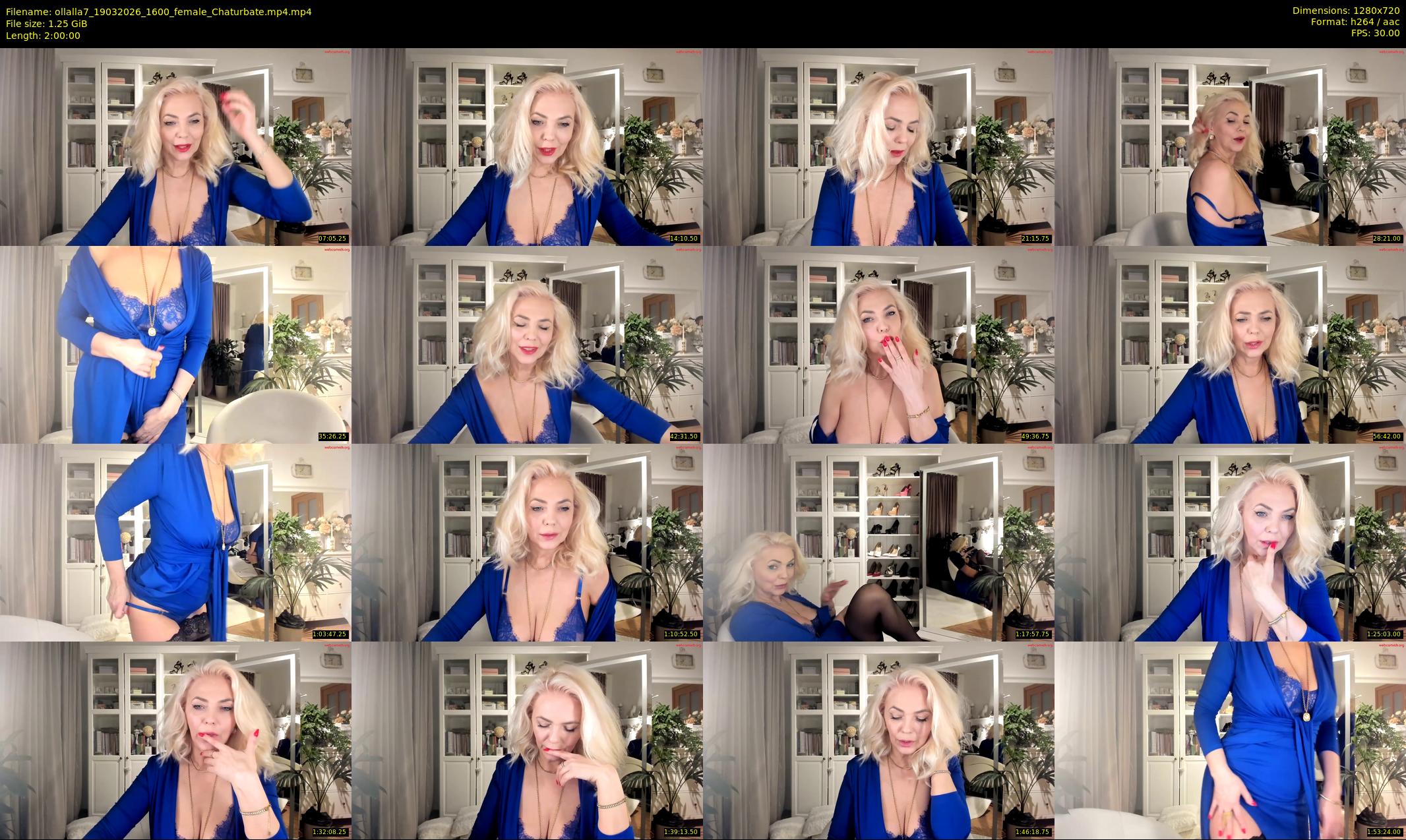 ollalla7 — 120 minute Chaturbate female cam show recording, 720p, Mar 19, 2026