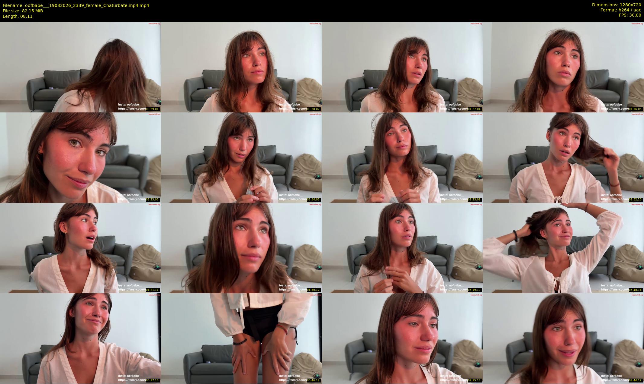 oofbabe__ — 9 minute Chaturbate female cam show recording, 720p, Mar 19, 2026