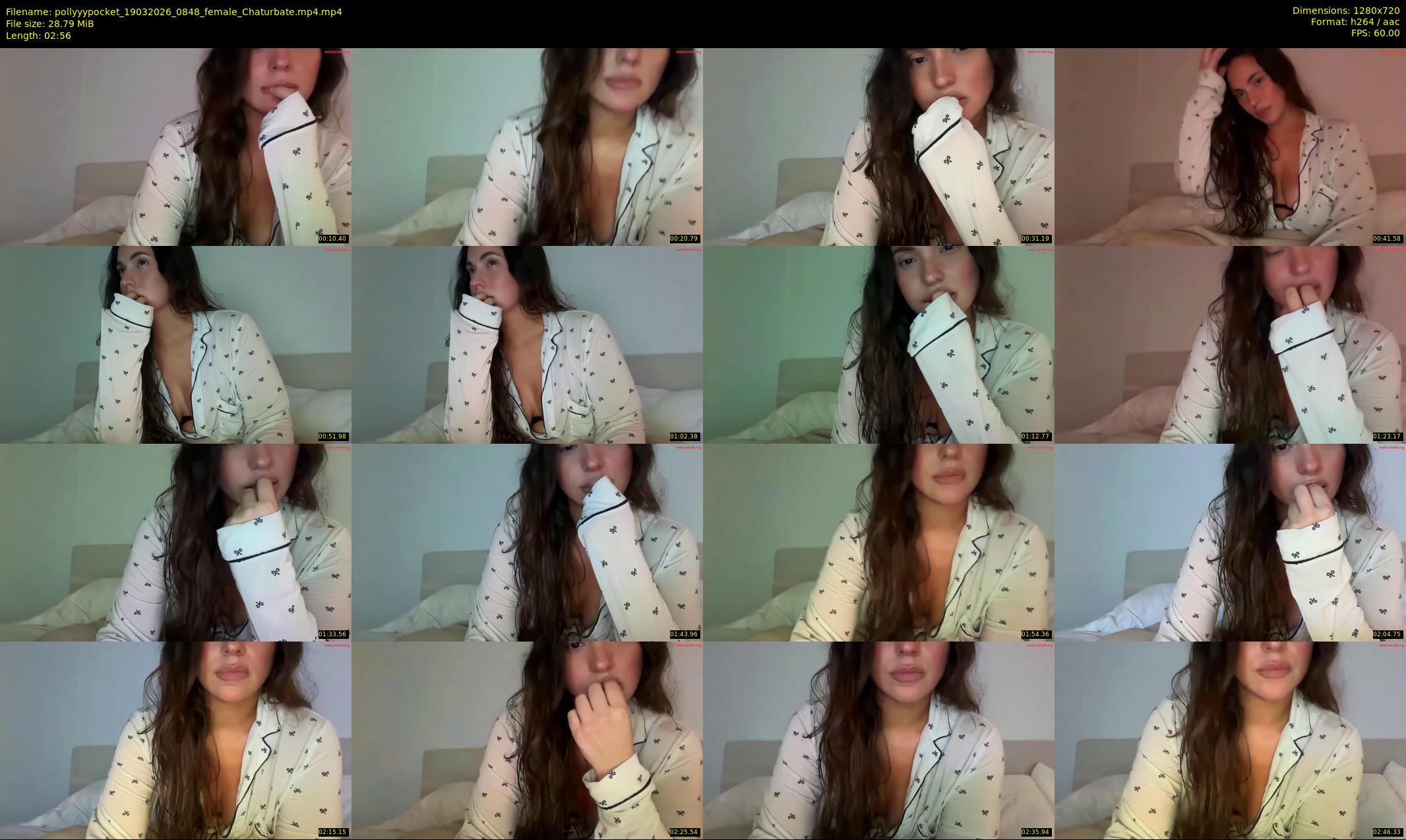 pollyyypocket — 3 minute Chaturbate female cam show recording, 720p, Mar 19, 2026