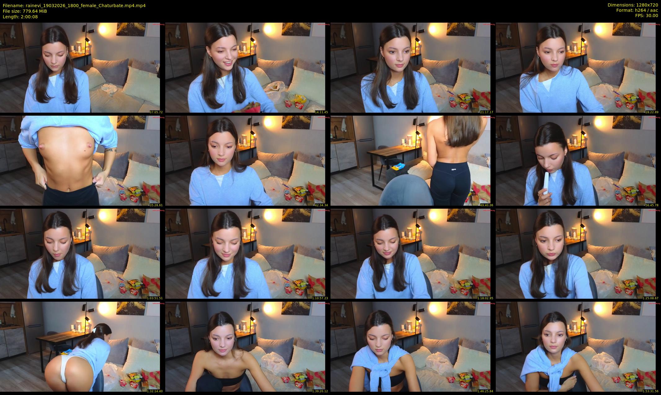 rainevi — 121 minute Chaturbate female cam show recording, 720p, Mar 19, 2026