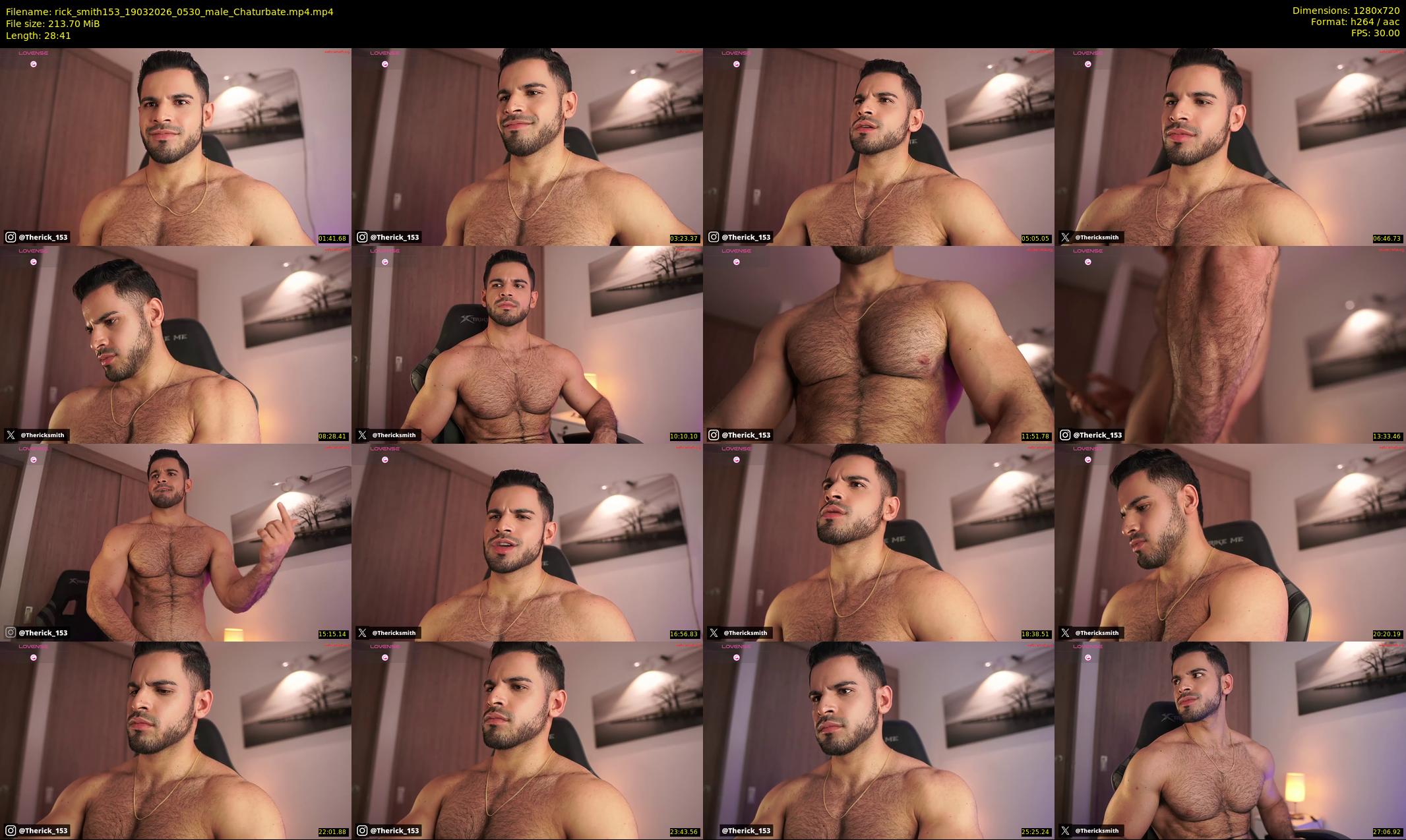 rick_smith153 — 29 minute Chaturbate male cam show recording, 720p, Mar 19, 2026