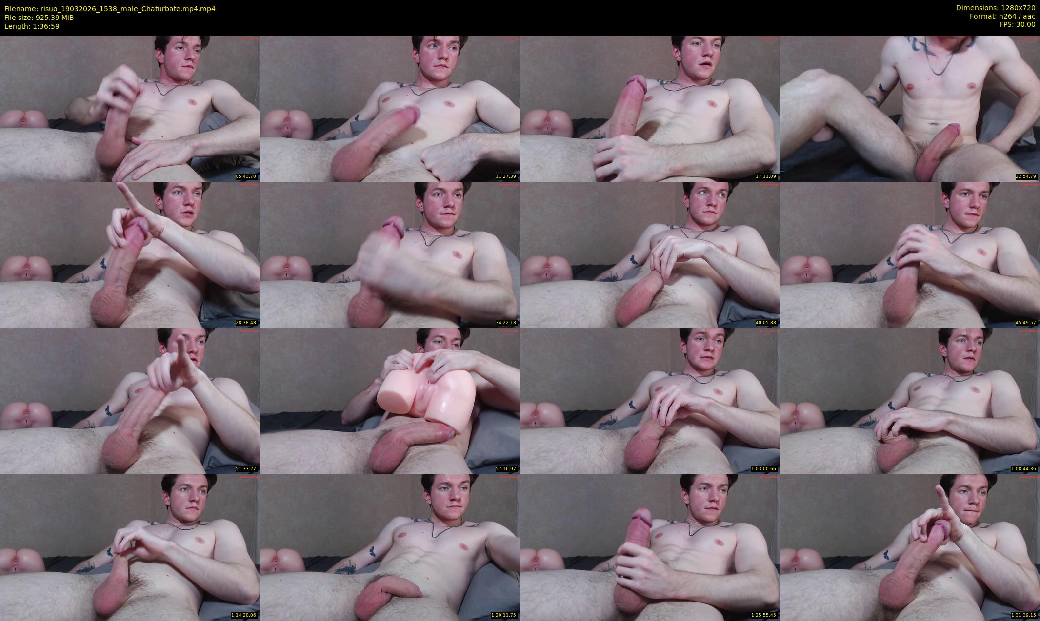risuo — 97 minute Chaturbate male cam show recording, 720p, Mar 19, 2026