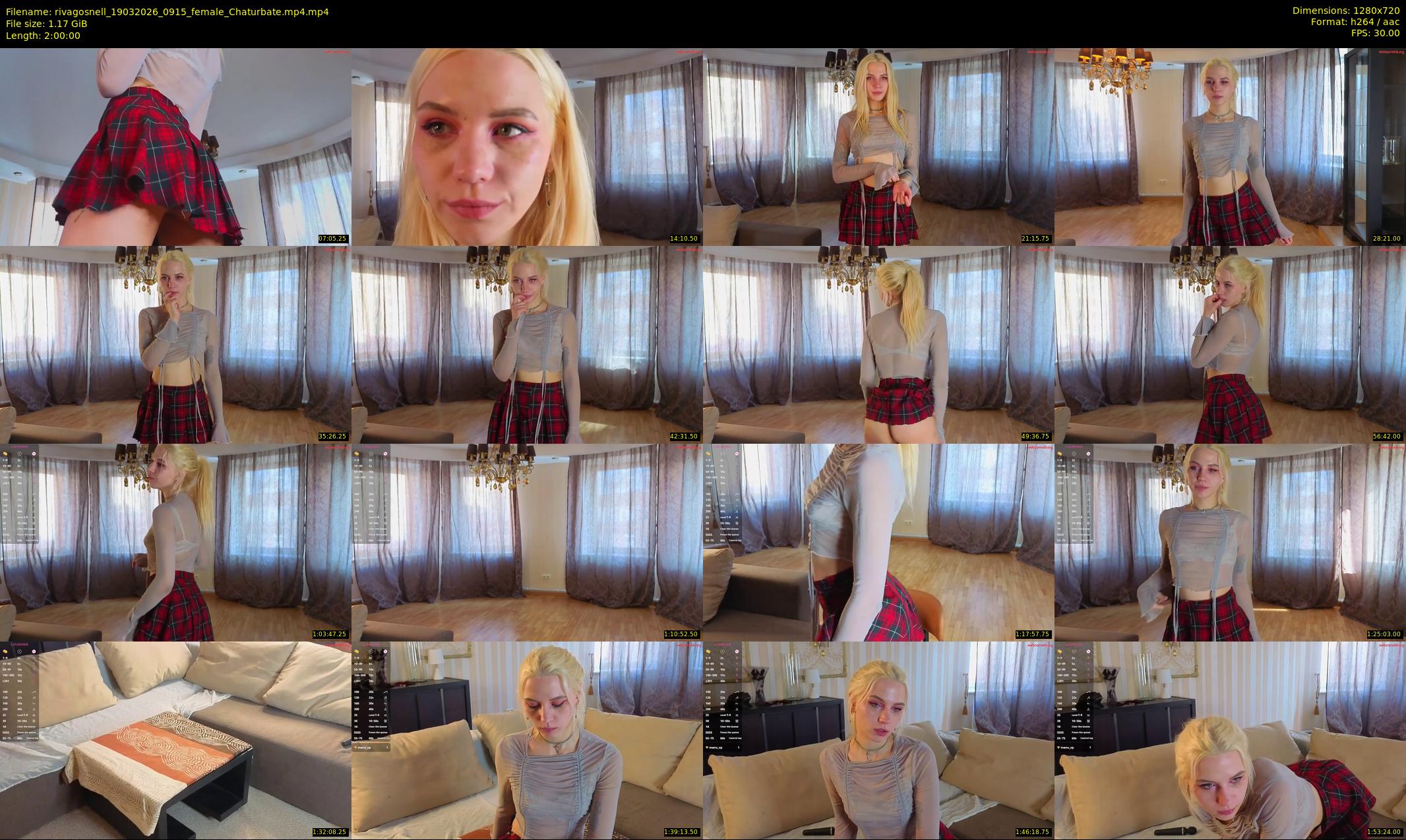 rivagosnell — 120 minute Chaturbate female cam show recording, 720p, Mar 19, 2026