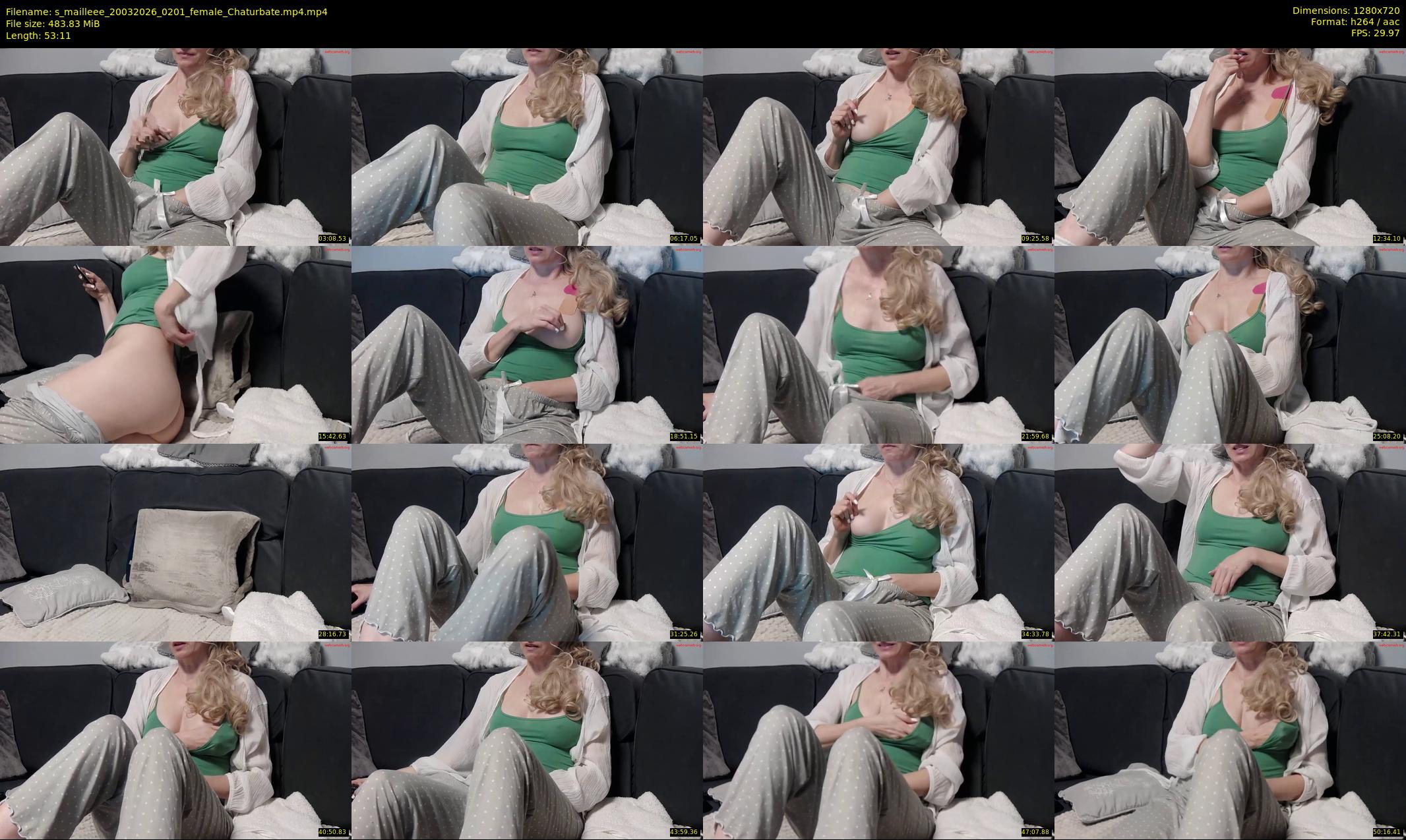 s_mailleee — 54 minute Chaturbate female cam show recording, 720p, Mar 20, 2026