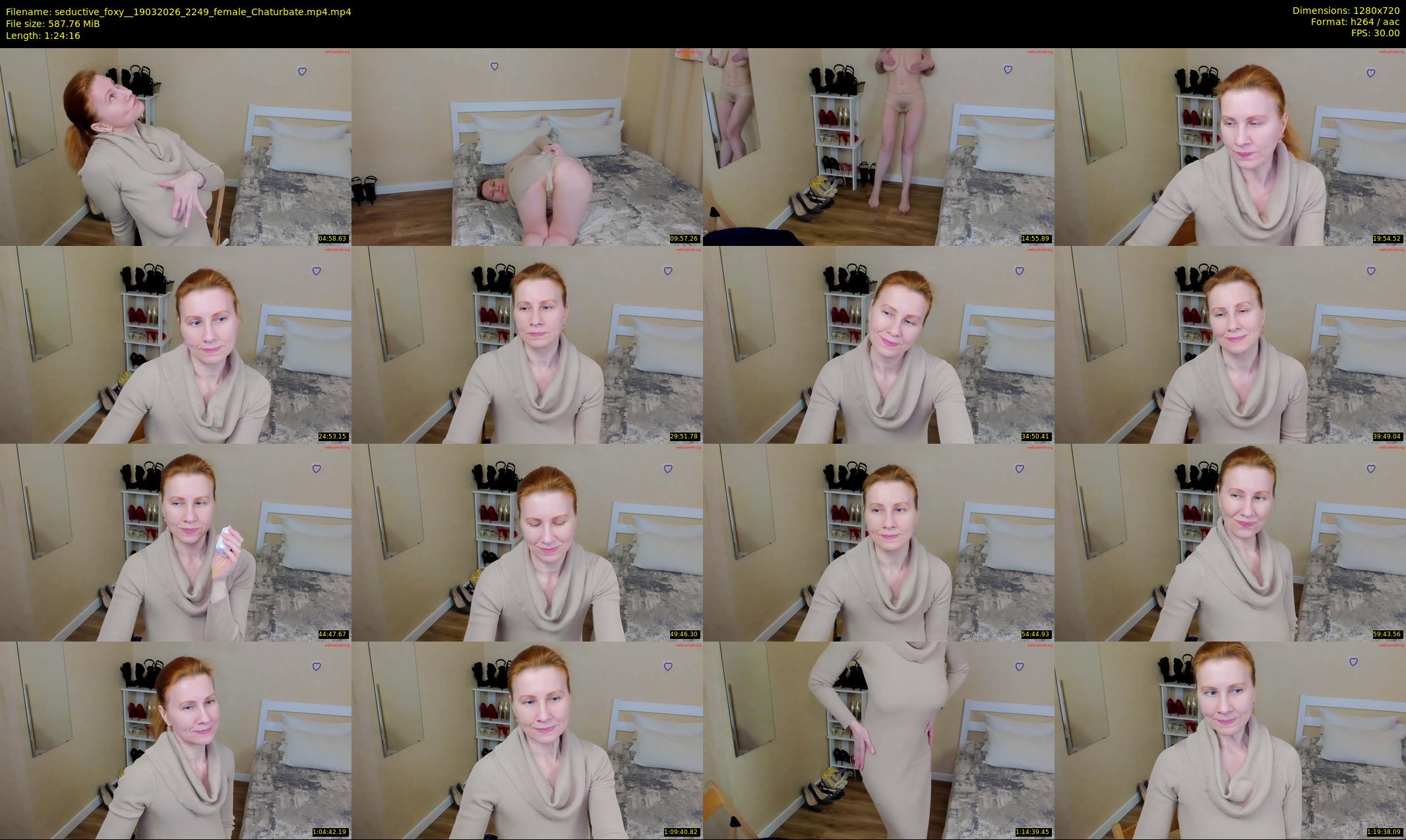 seductive_foxy_ — 85 minute Chaturbate female cam show recording, 720p, Mar 19, 2026