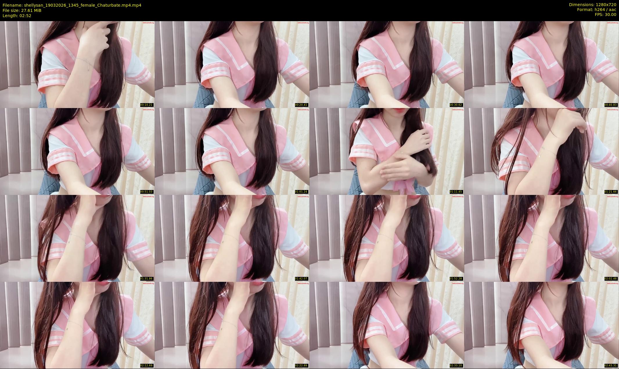 shellysan — 3 minute Chaturbate female cam show recording, 720p, Mar 19, 2026