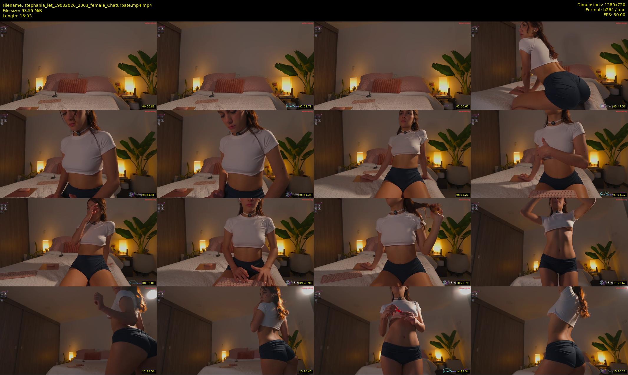 stephania_let — 17 minute Chaturbate female cam show recording, 720p, Mar 19, 2026
