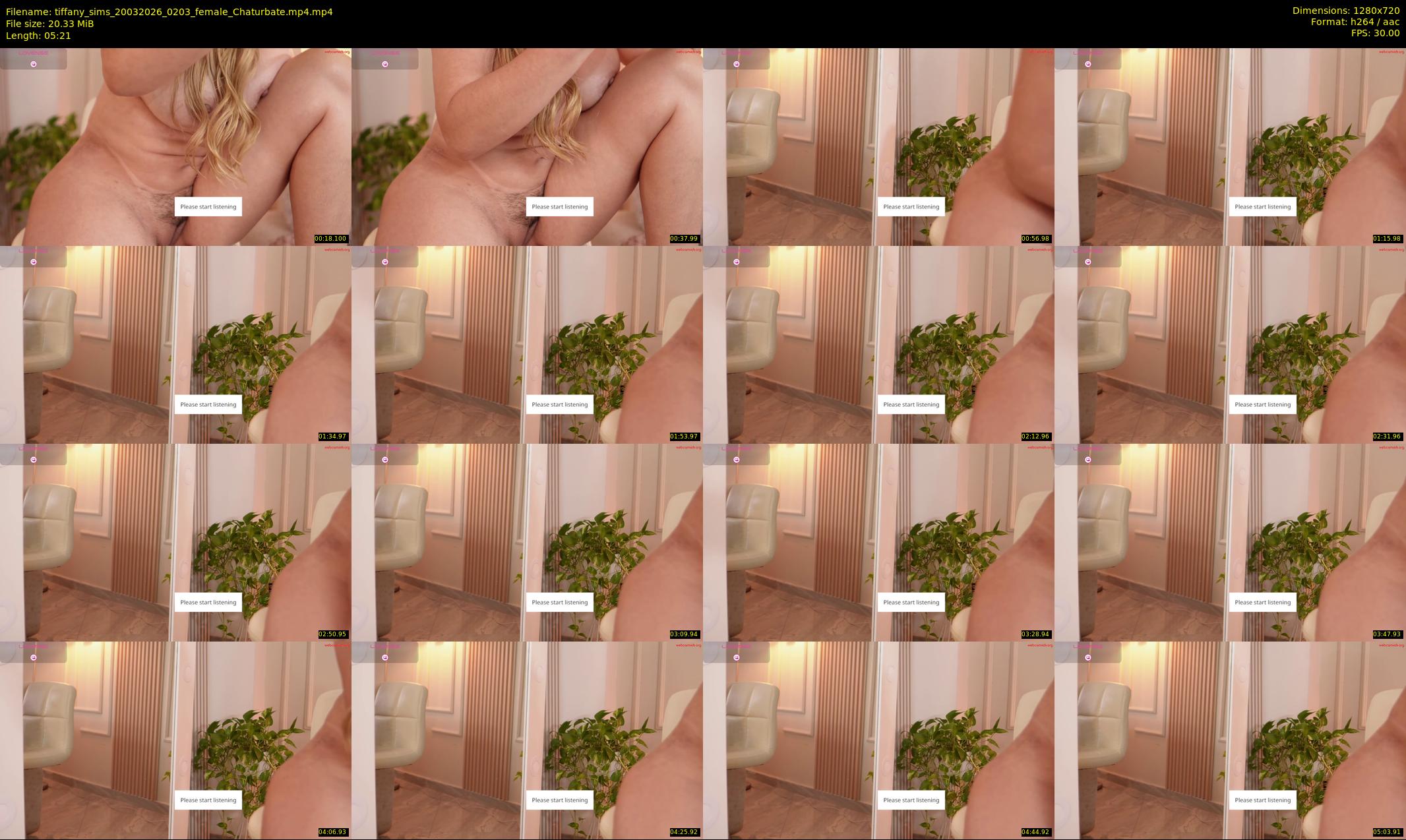 tiffany_sims — 6 minute Chaturbate female cam show recording, 720p, Mar 20, 2026
