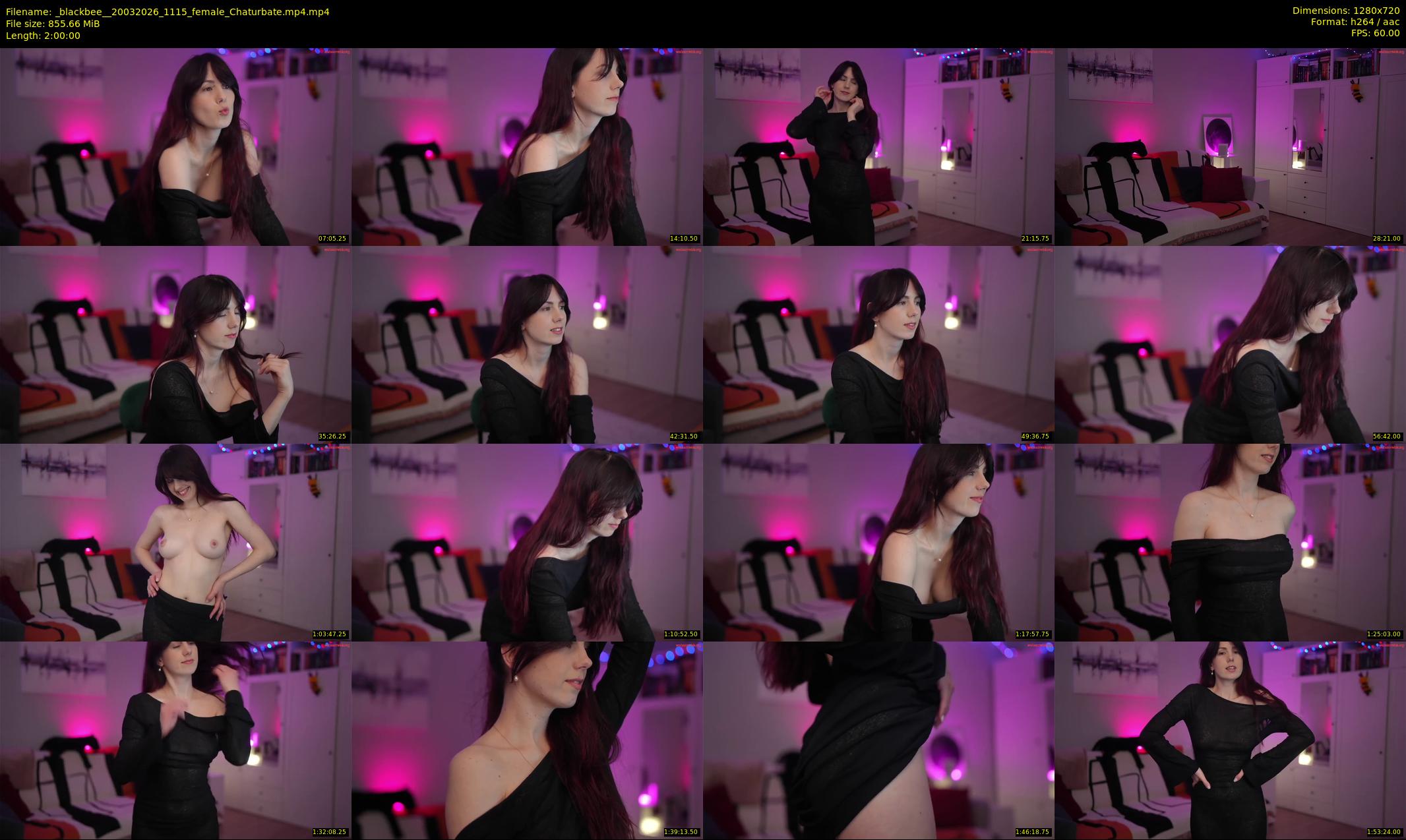 _blackbee_ — 120 minute Chaturbate female cam show recording, 720p, Mar 20, 2026