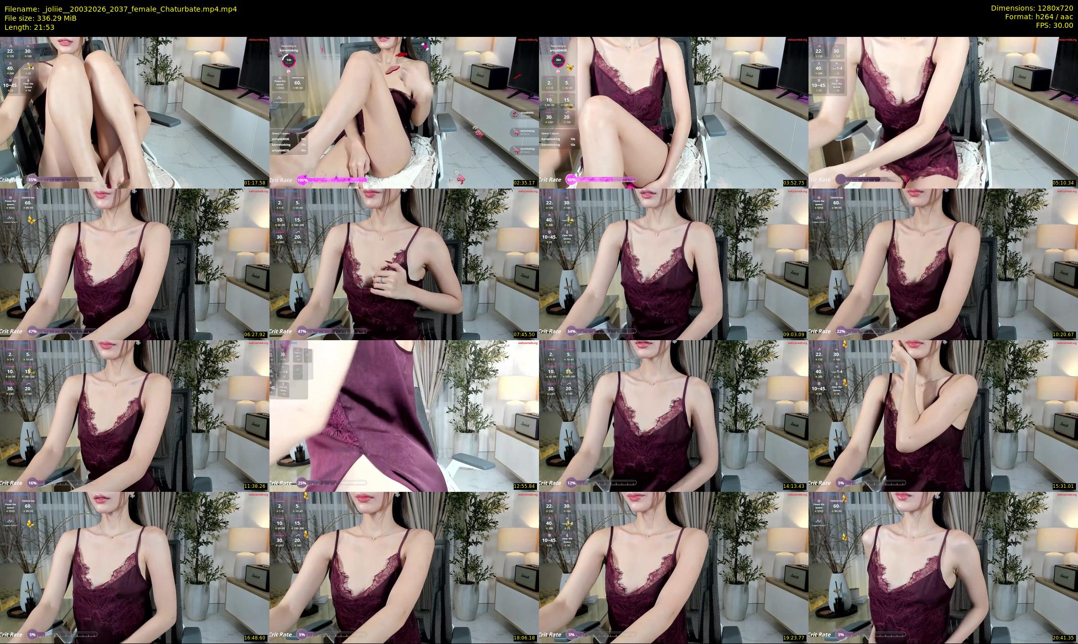 _joliie_ — 22 minute Chaturbate female cam show recording, 720p, Mar 20, 2026