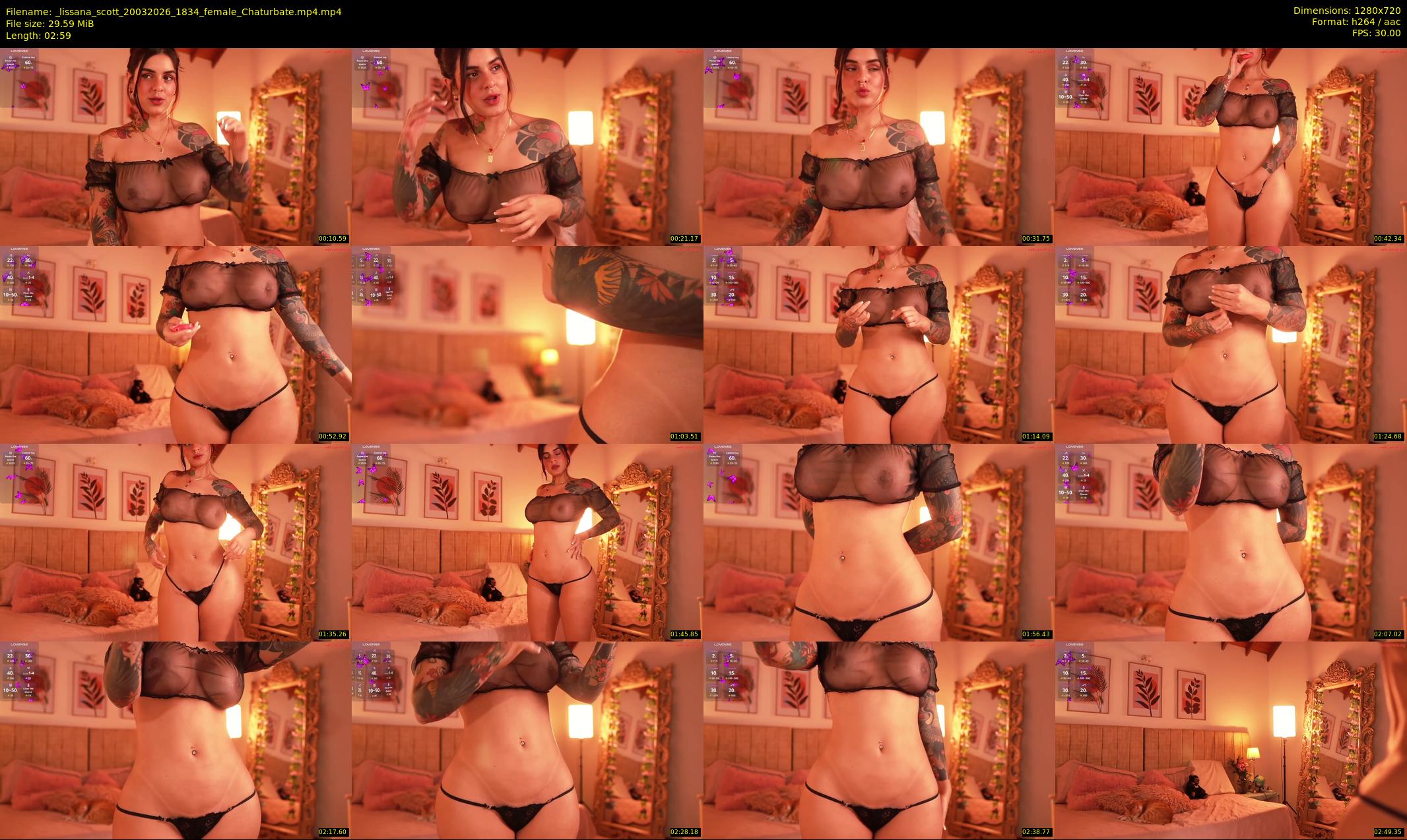 _lissana_scott — 3 minute Chaturbate female cam show recording, 720p, Mar 20, 2026