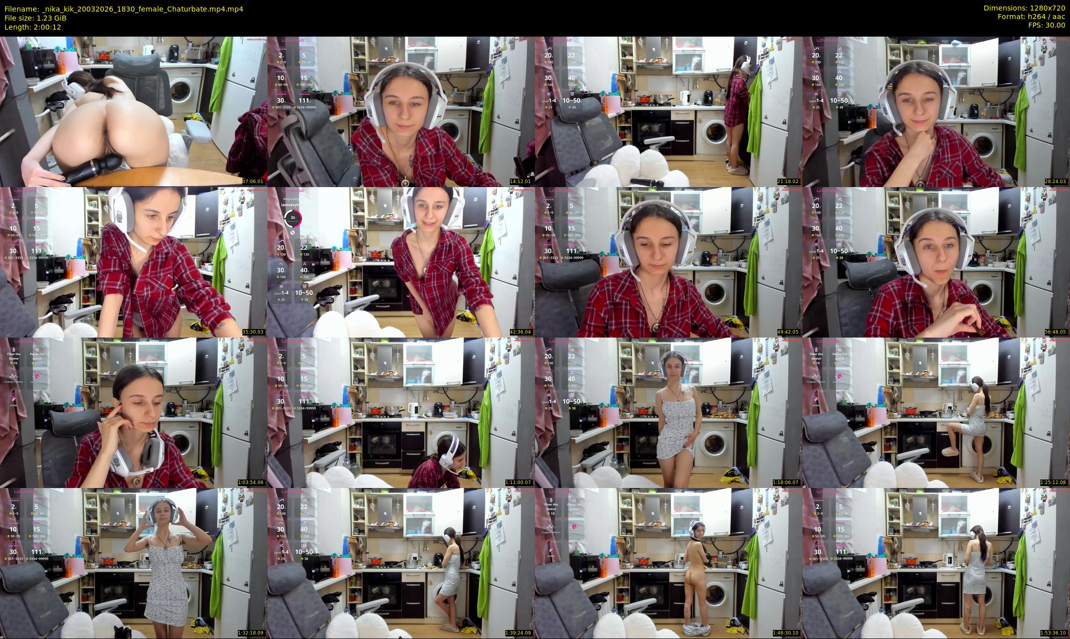 _nika_kik — 121 minute Chaturbate female cam show recording, 720p, Mar 20, 2026