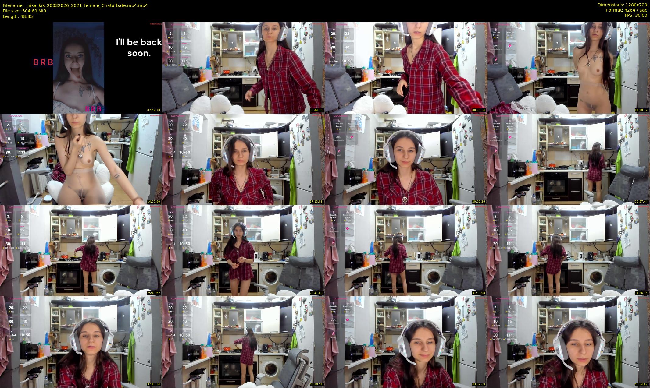 _nika_kik — 49 minute Chaturbate female cam show recording, 720p, Mar 20, 2026